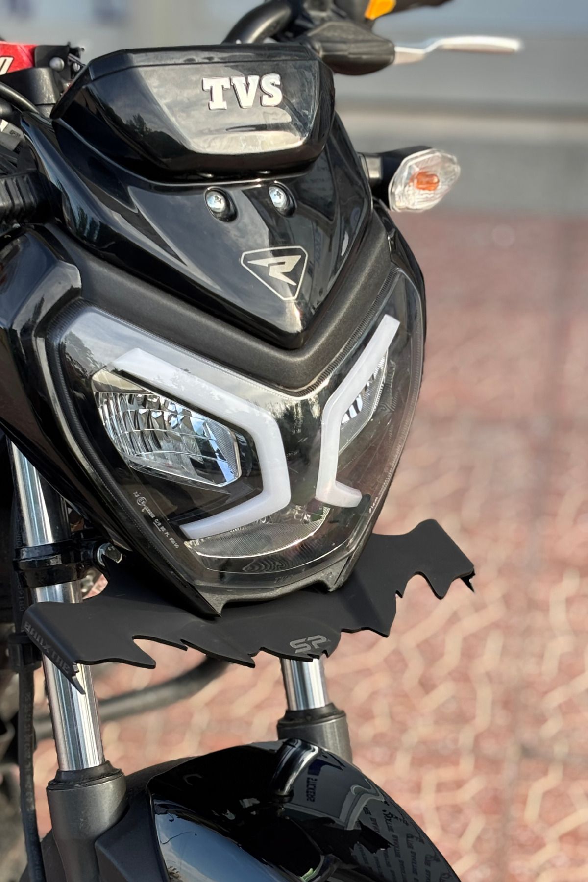 Banxtre TVS Raider Uyumlu Winglet-Gaga-Sakal Mat Siyah Renk Parça (1 Adet)