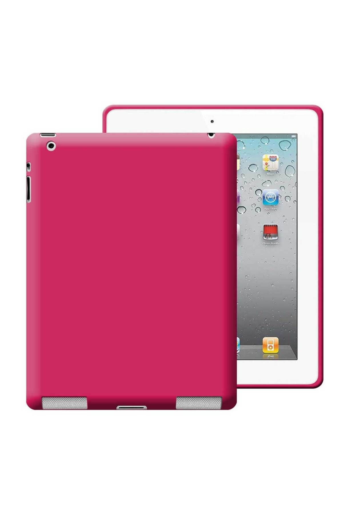 Tekamo Apple iPad 2 / iPad 3 / iPad 4 Uyumlu Rubber Yıkanabilir Silikon Kılıf