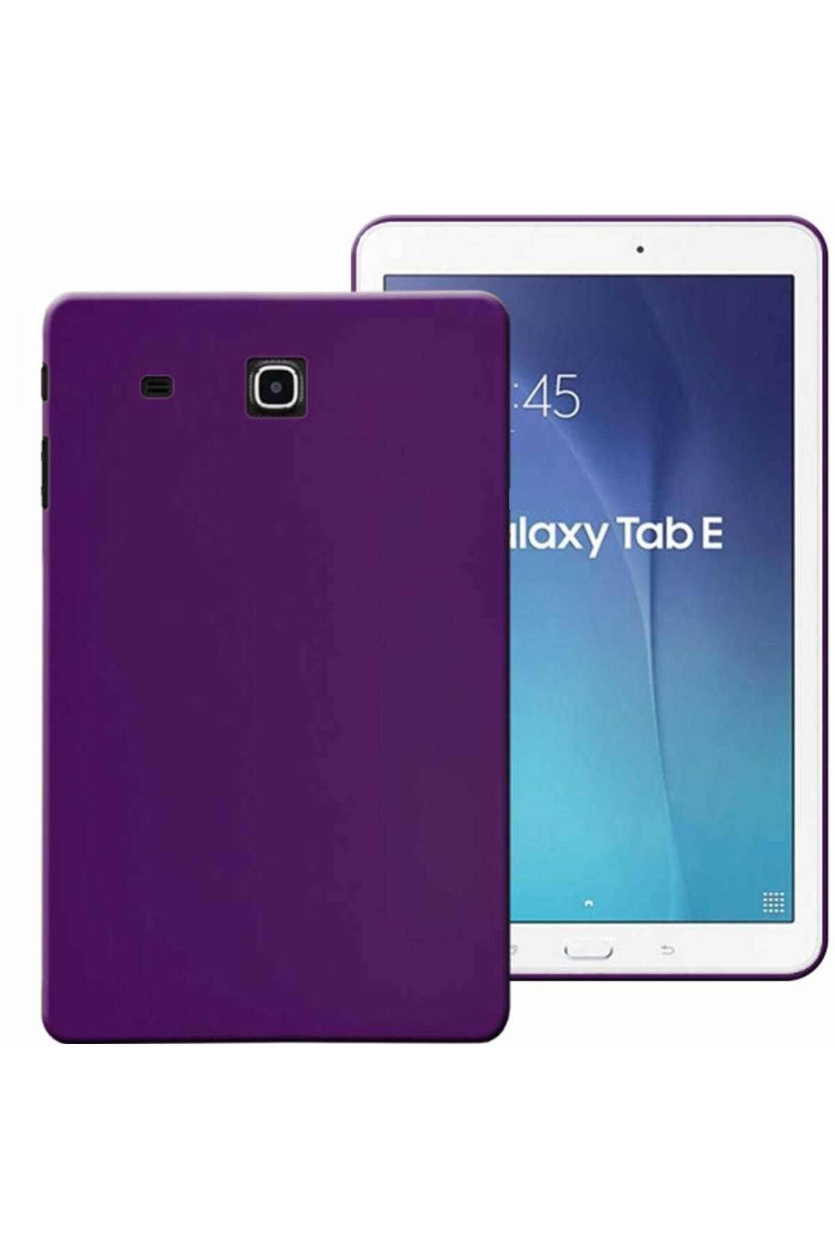 Tekamo Samsung Galaxy Tab E SM T560 Uyumlu Rubber Yıkanabilir Silikon Kılıf