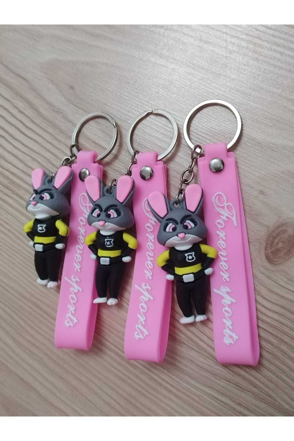 discountWORLD 2 li parlak silikon anahtarlık
