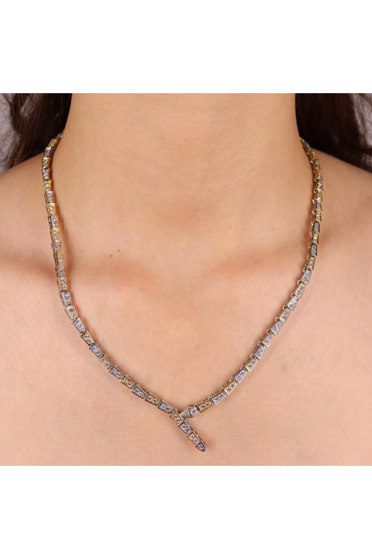 mercanjewelry VİP Marka Model 2 Renkli Döküm Kolye