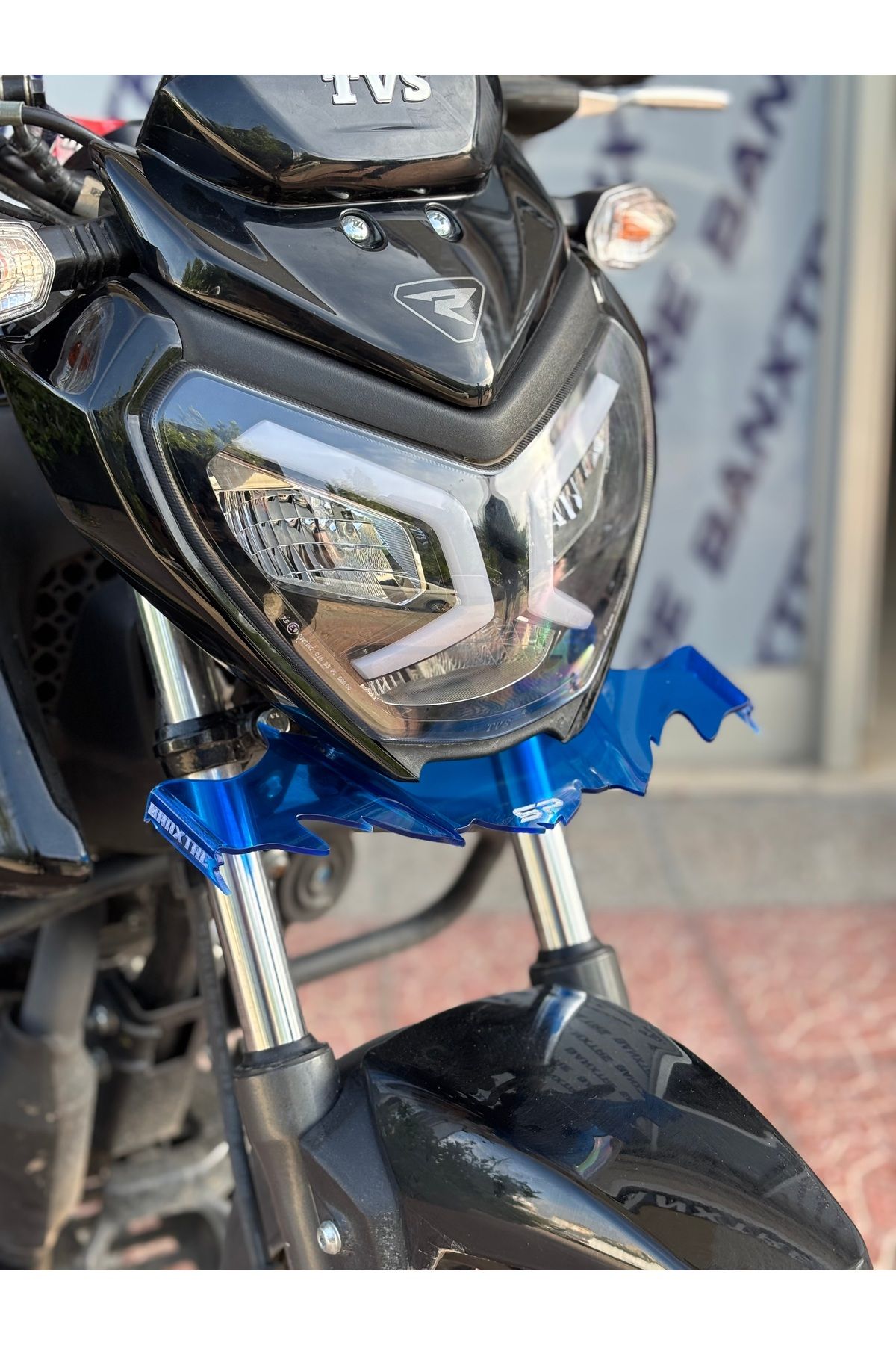TVS Raider Uyumlu Winglet-Gaga-Sakal (LACİVERT)
