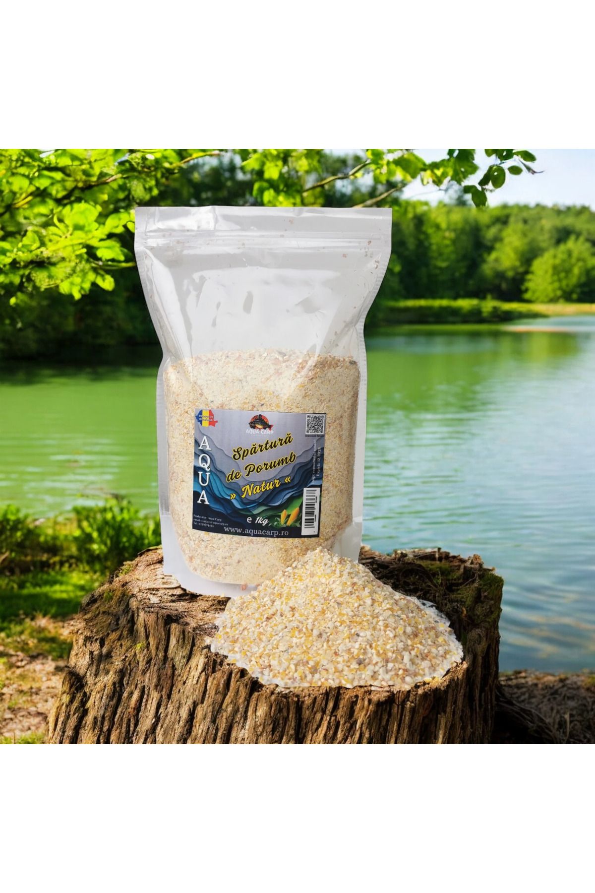 Aqua Spărtură De Porumb Aqua Natur 1kg - One Size