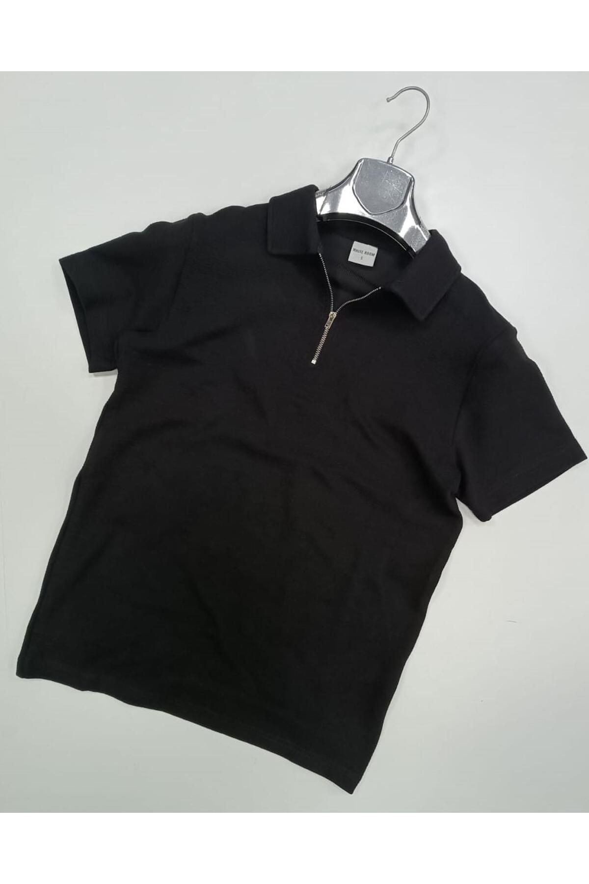 CLASSİCS MEN White Room Slim Fit Erkek Kısa Kol Polo Yaka Tshirt - 7275