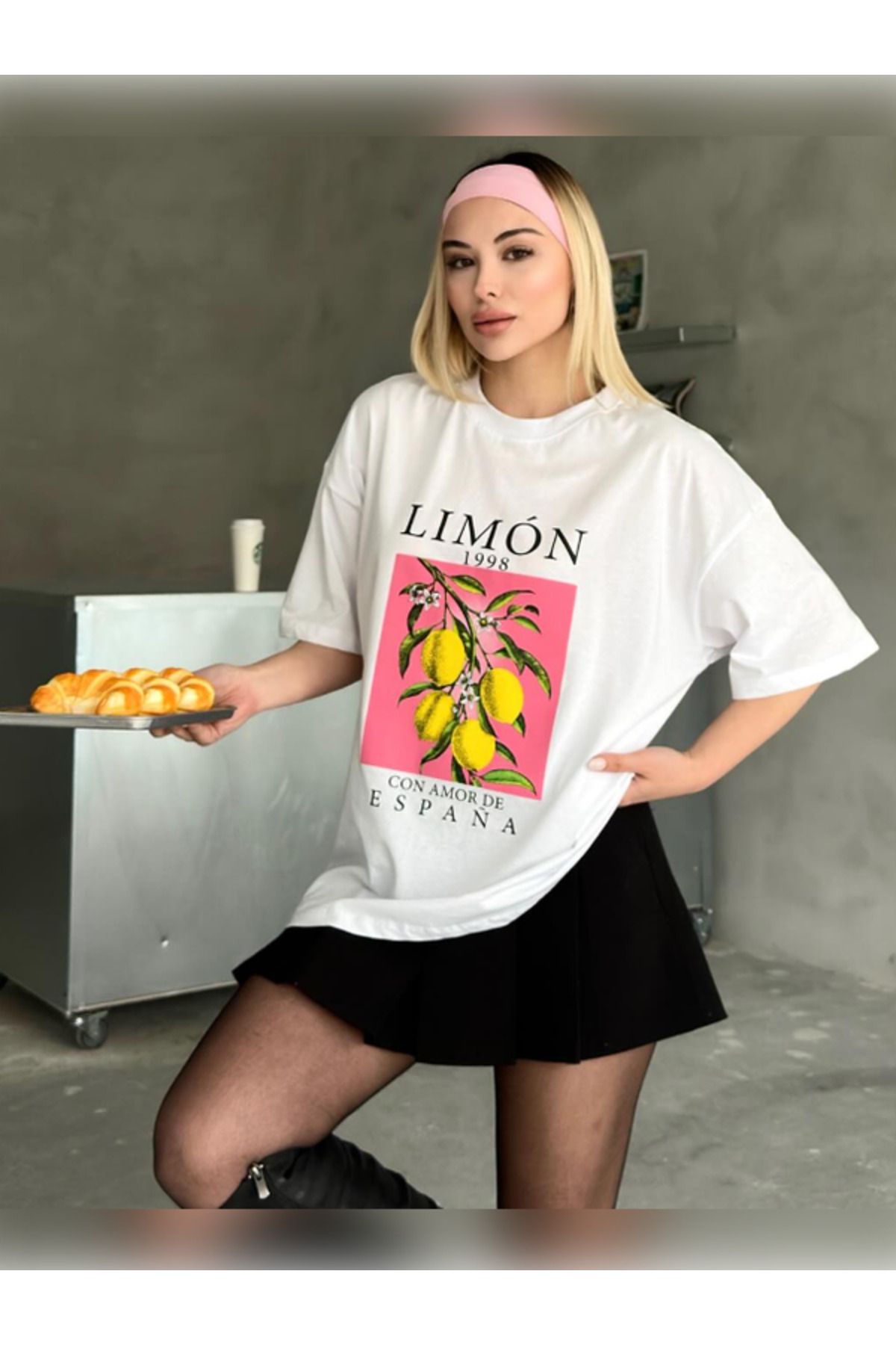 Butik Kadın Baskılı Tişört