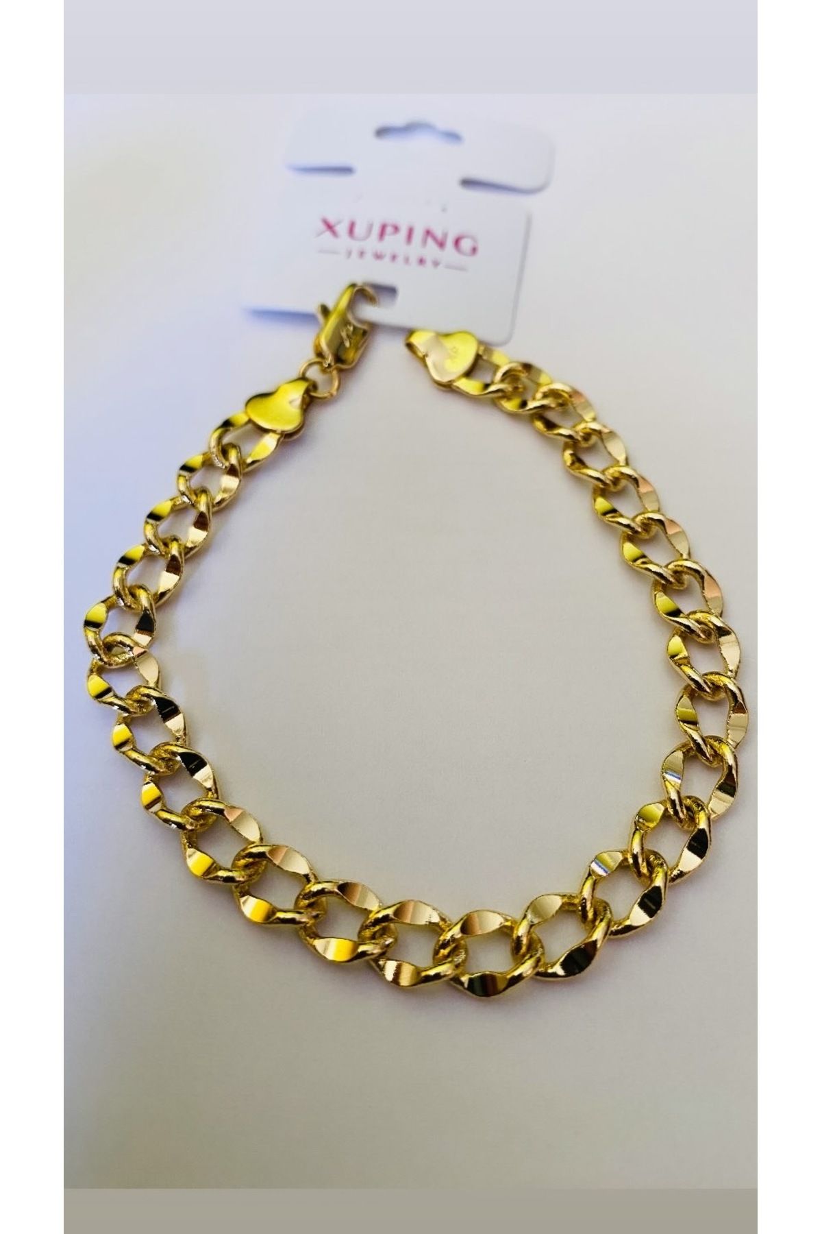 NİSSBEBE XUPİNG JEWELRY VİP Bileklik 14K KARARMAZ Xuping Çelik Bileklik (DOĞALTAŞ BİLEKLİK HEDİYE)
