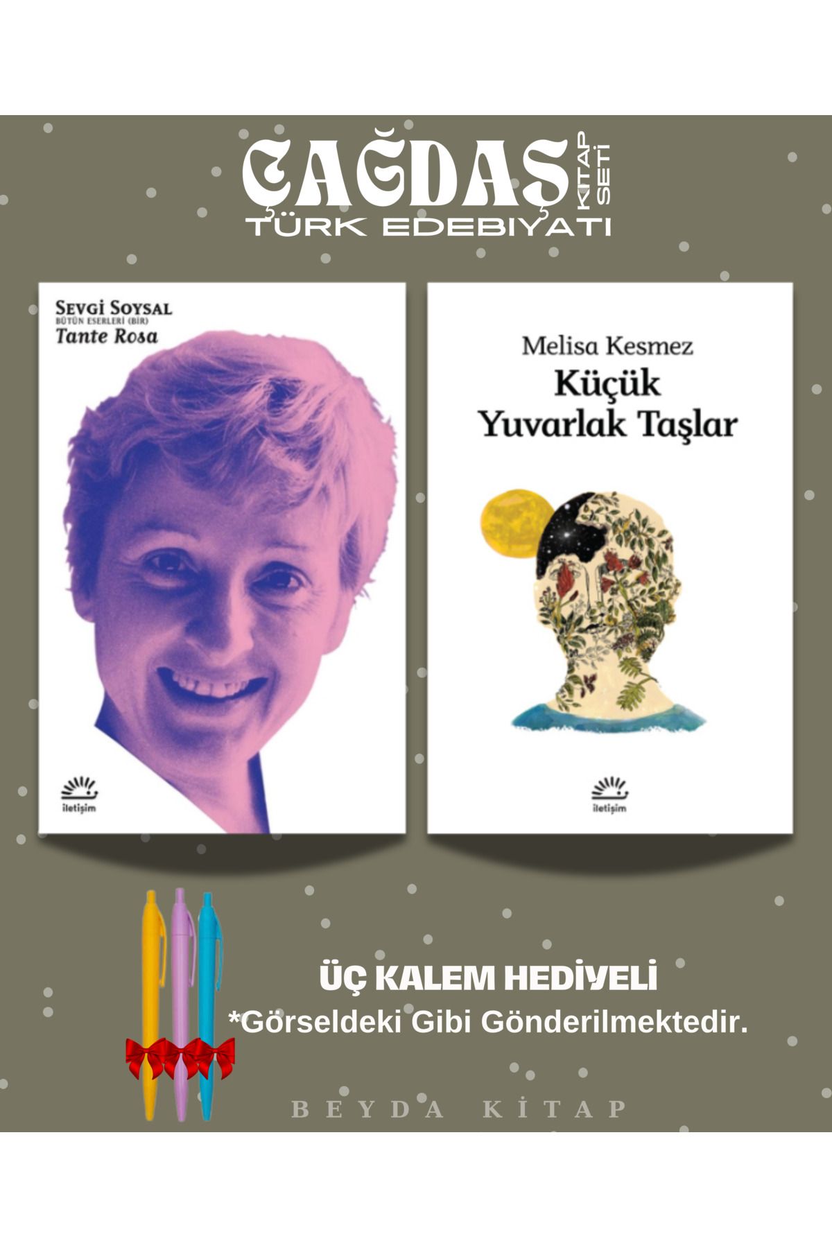 İletişim Yayınları Tante Rosa - Küçük Yuvarlak Taşlar - Sevgi Soysal - Melisa Kesmez-Kitap Seti -Kalem Hediyeli, SVGSYL