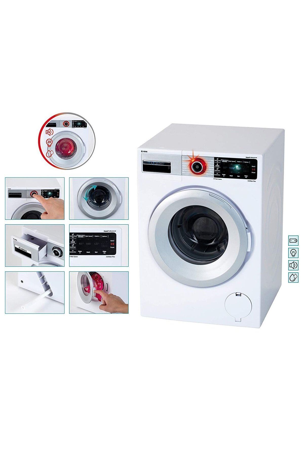 Sunman 9213 Bosch Oyuncak Sesli Işıklı Çamaşır Makinesi