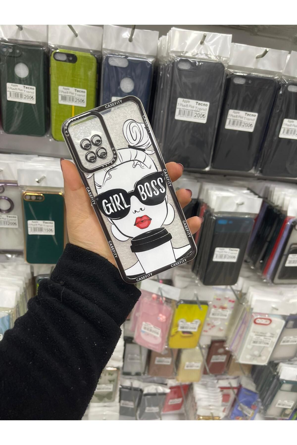 TECNOTREND Redmi 10 2022 Kılıf Desenli şeffaf Silikon Kapak