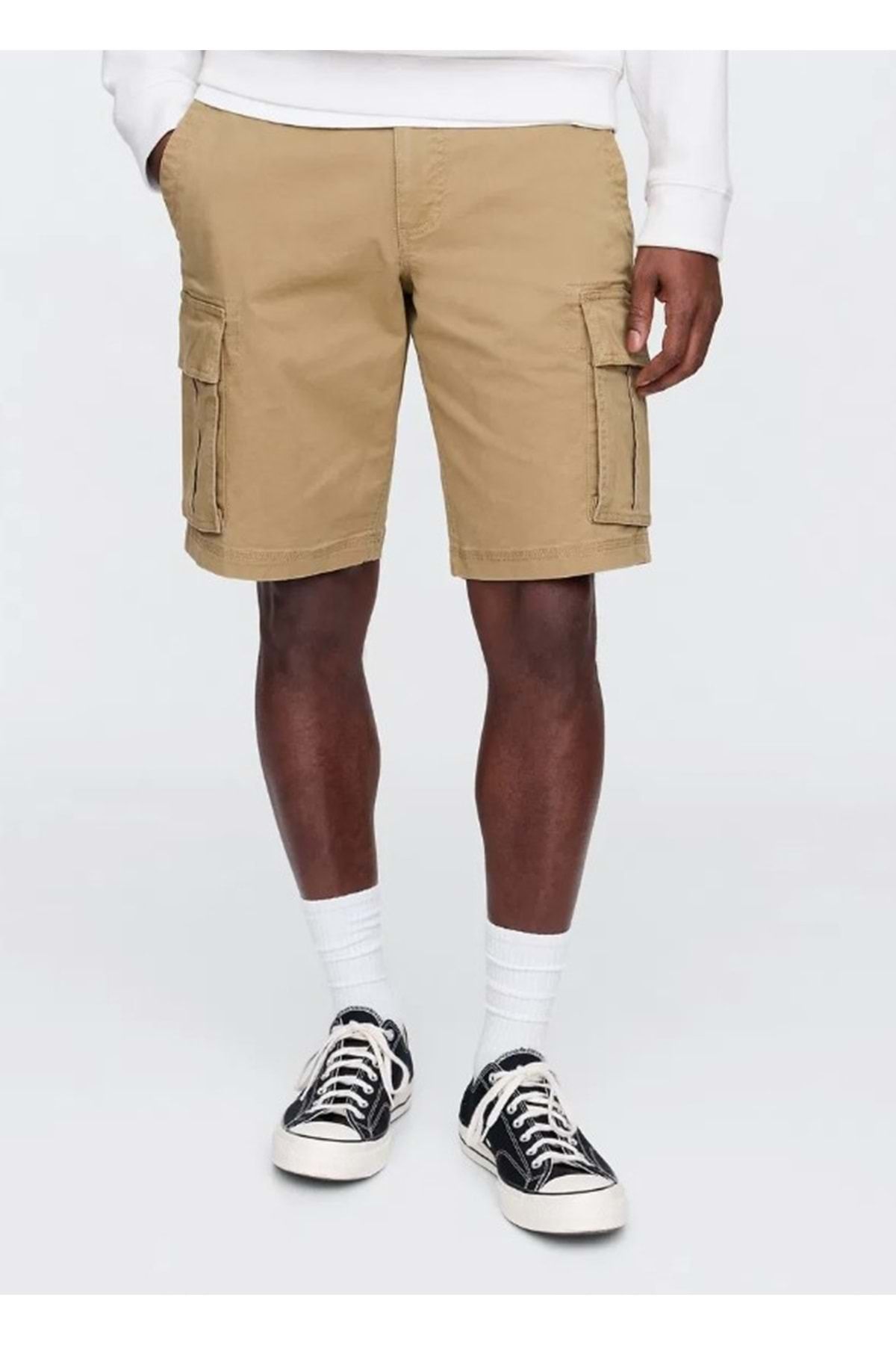 GAP 11" Essential Kargo Şort 703768 Erkek Şort Camel