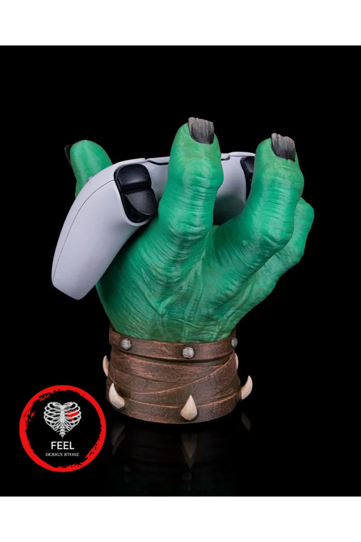 FEEL Yeşil Dev Eli Konsol Kontrolcü Tutucu Hulk Pençesi Gamepad Standı