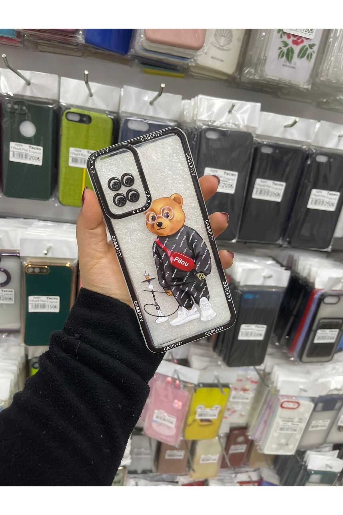 TECNOTREND Redmi 10 2022 Kılıf Desenli şeffaf Silikon Kapak