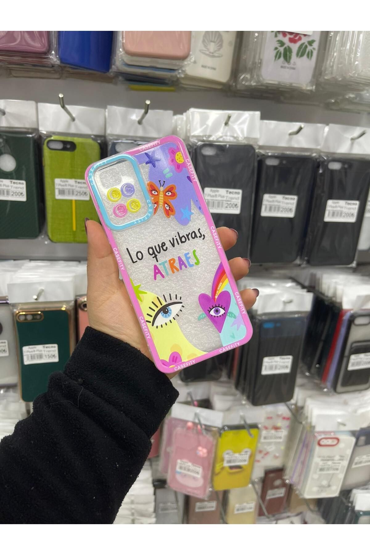 TECNOTREND Redmi 10 2022 Kılıf Desenli şeffaf Silikon Kapak