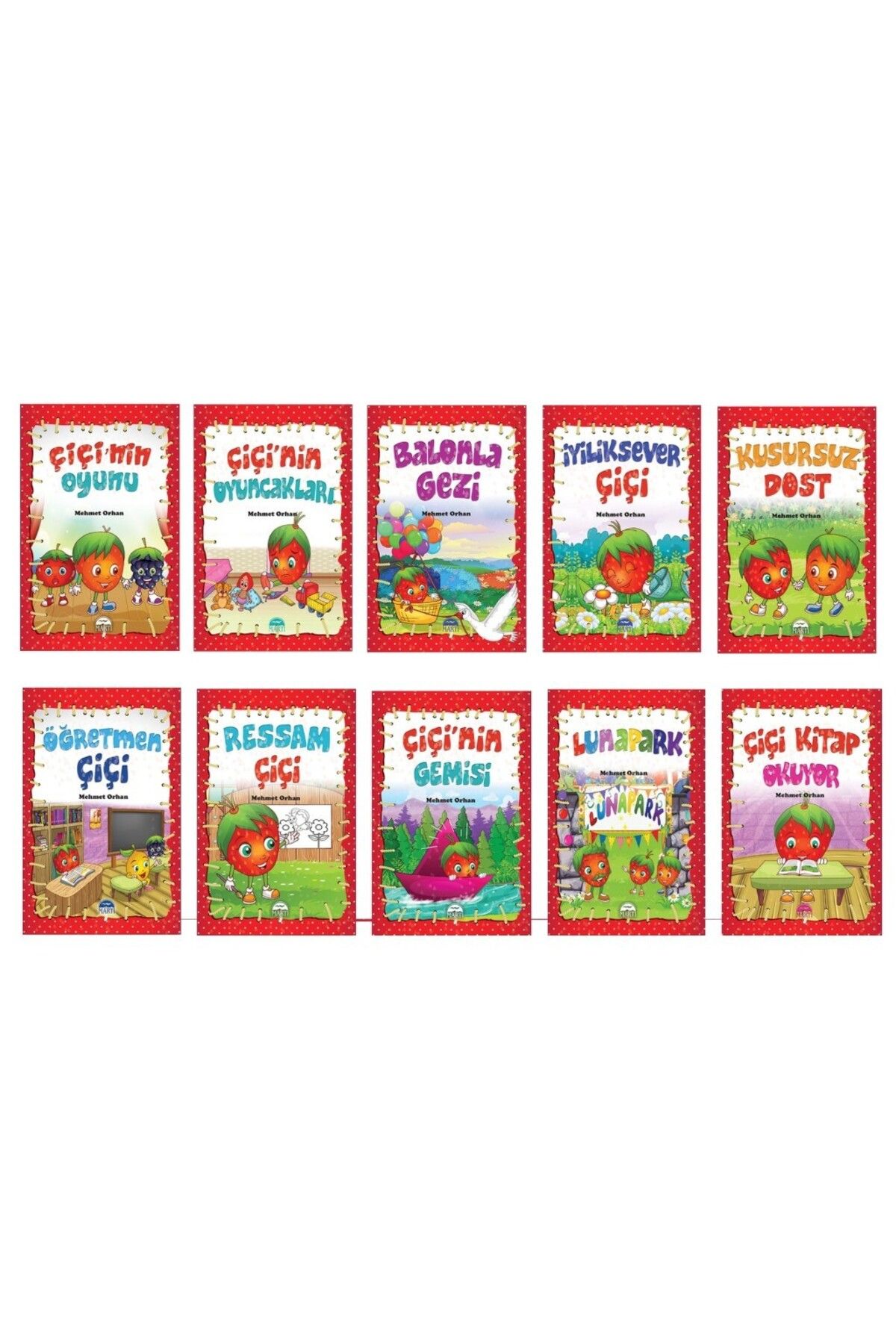 Martı Yayınları Martı 1. Sınıf Mini Masallar Çiçi (10 Kitap)