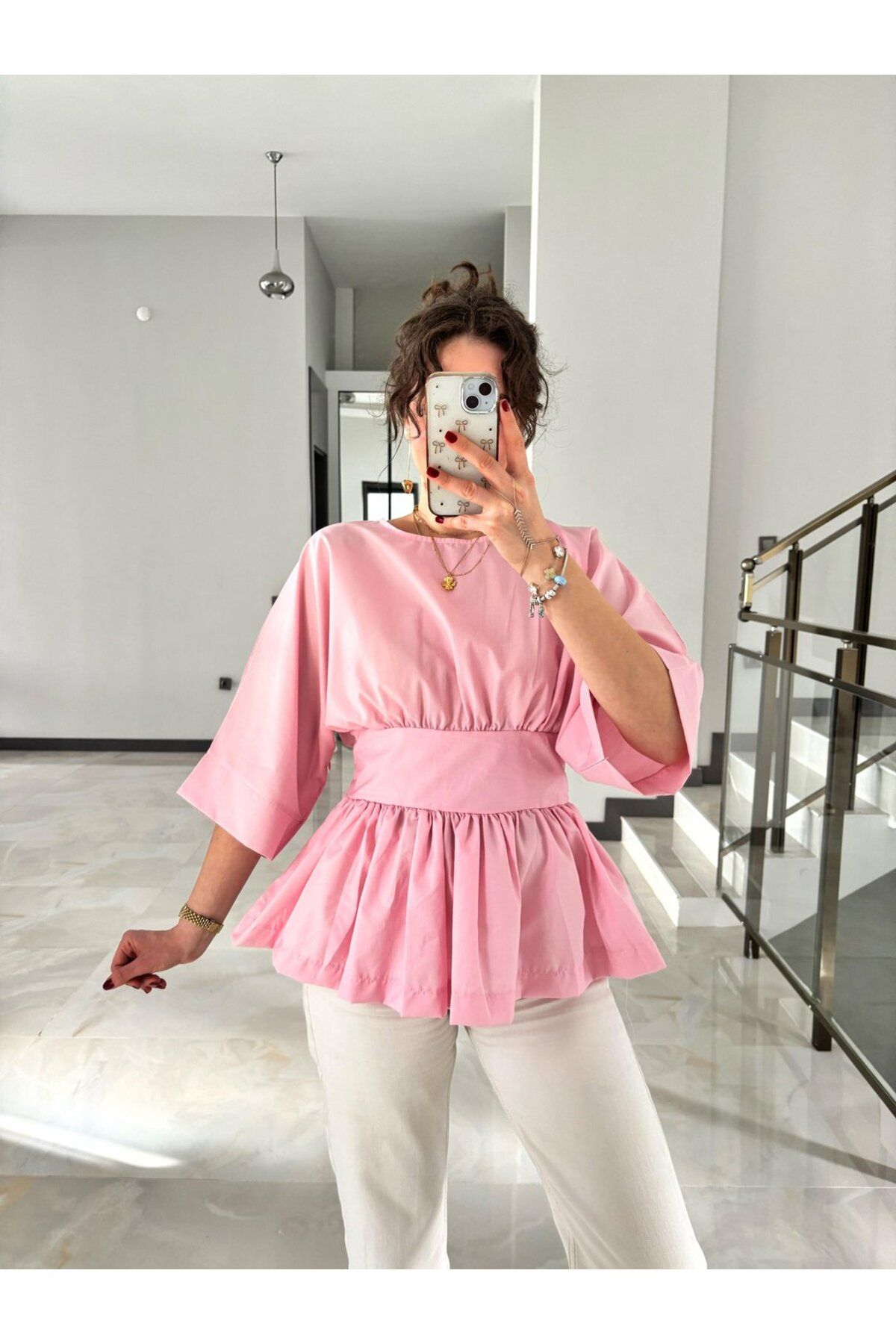 Sude Kızanlıklı Beli Şeritli Tasarım Pinterest Gömlek