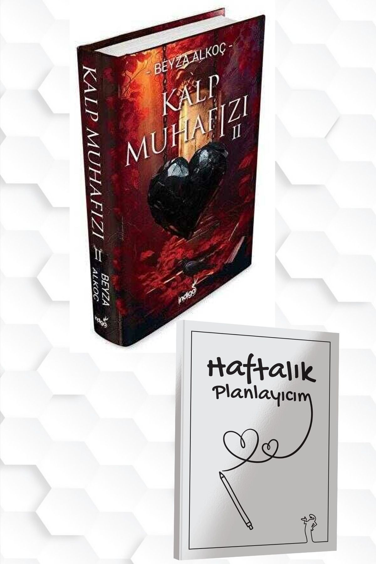 İndigo Kitap CİLTLİ-BEYZA ALKOÇ-KALP MUHAFIZI 2.CİLT+HAFTALIK PLANLAYICIM (52 HAFTA) HEDİYE