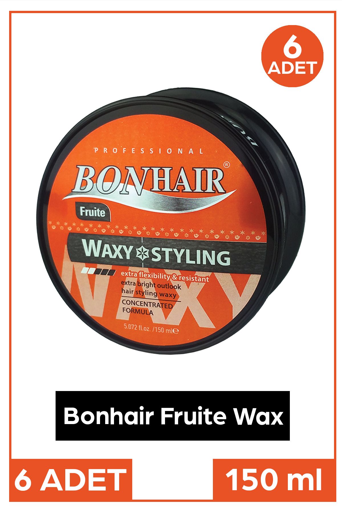 Bonhair Fruite Styling Wax 150 ml 6 Adet