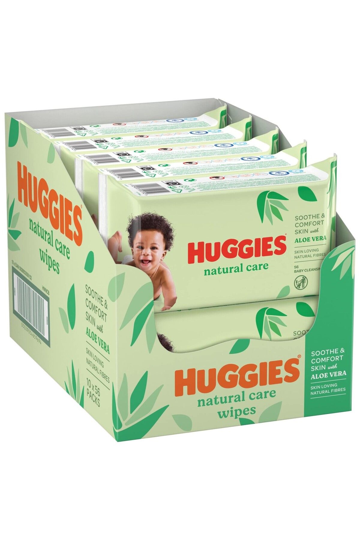 S PAZARIM Huggies Natural Care Yenidoğan Islak Bebek Havlusu 10x56 Yaprak