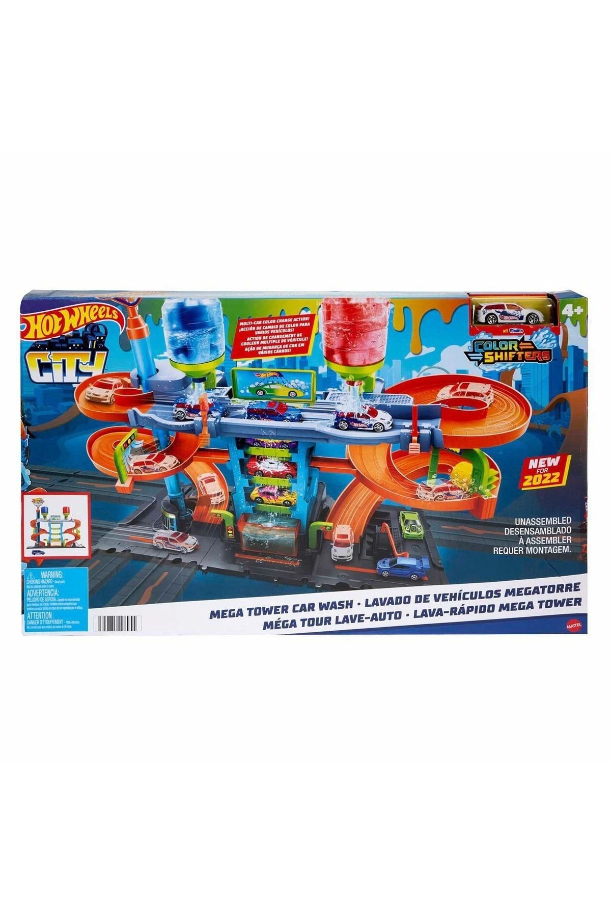 Esrion Hdp05 Hot Wheels Mega Araba Yıkama Kulesi