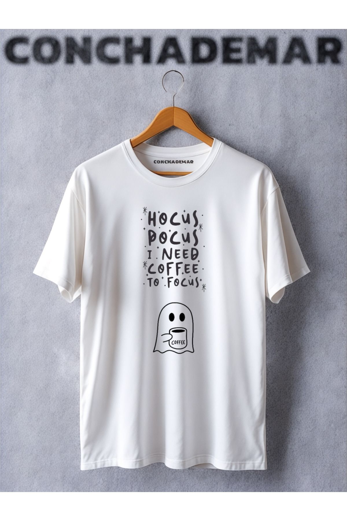 Vordevia Coffee Baskılı Oversize T-Shirt