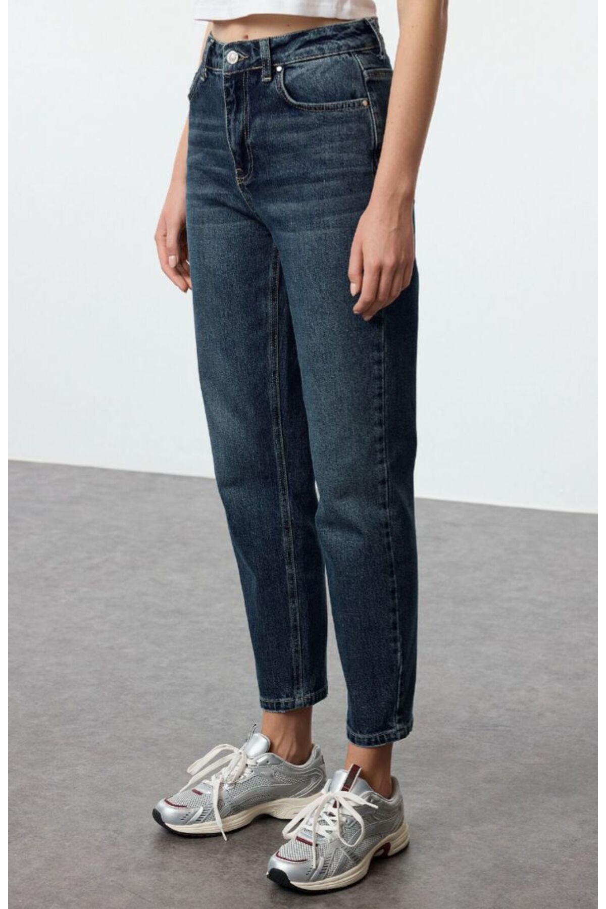 KARACAN COMPANY Yüksek Bel Slim Mom Jeans