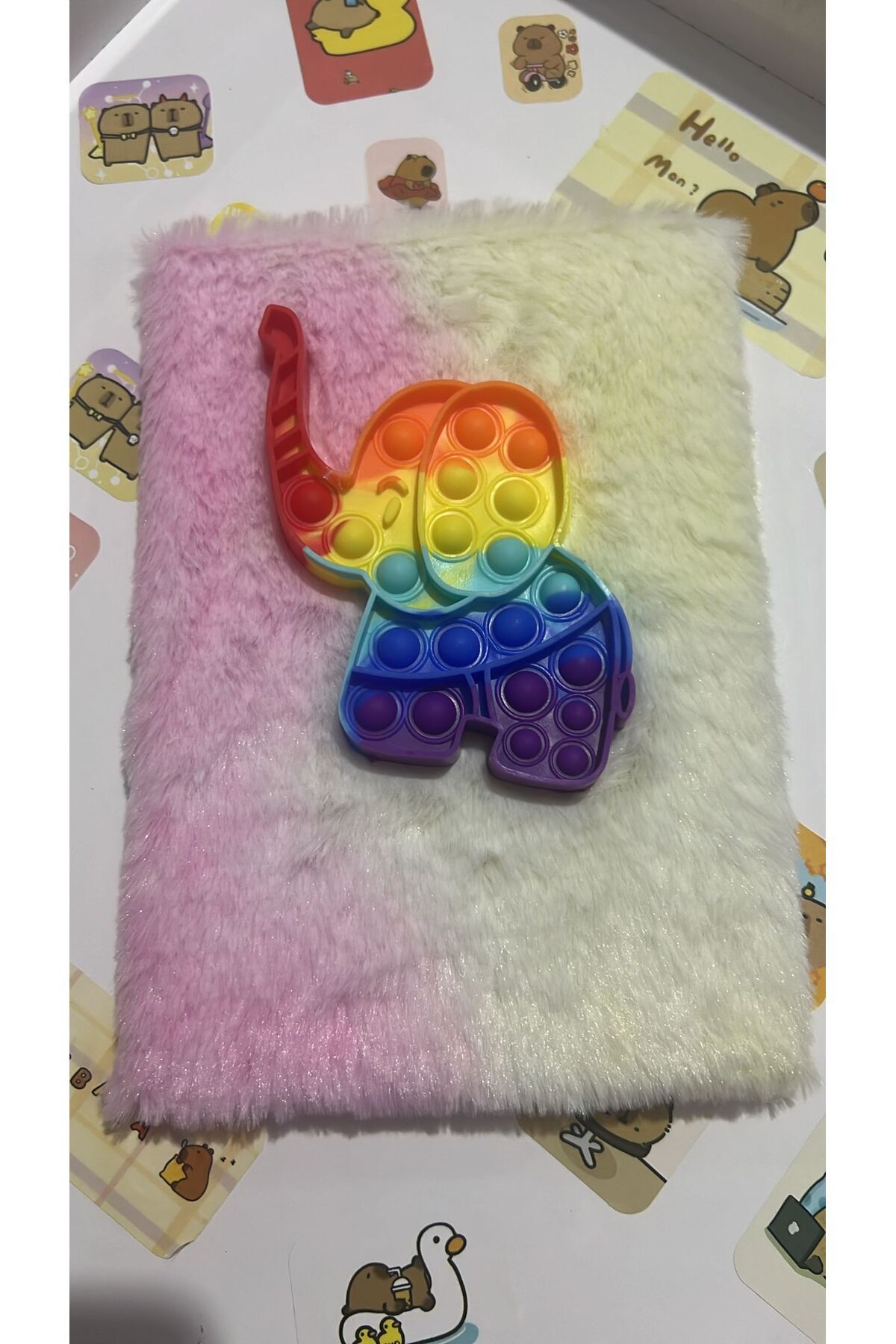 demirosa Çocuklar İçin Eğlenceli Peluş Defter