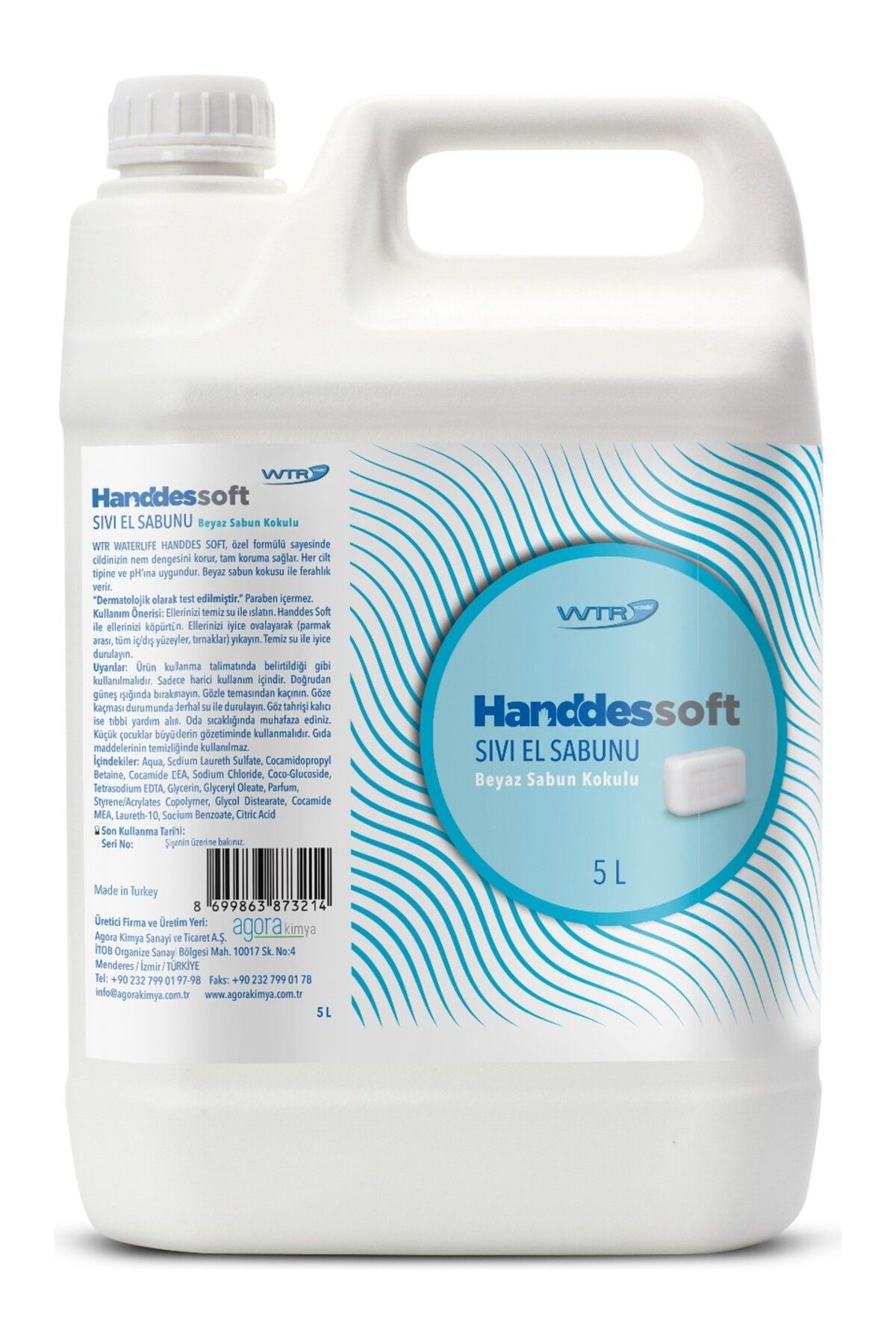 WTR Handdes Soft Sıvı El Sabunu 5L