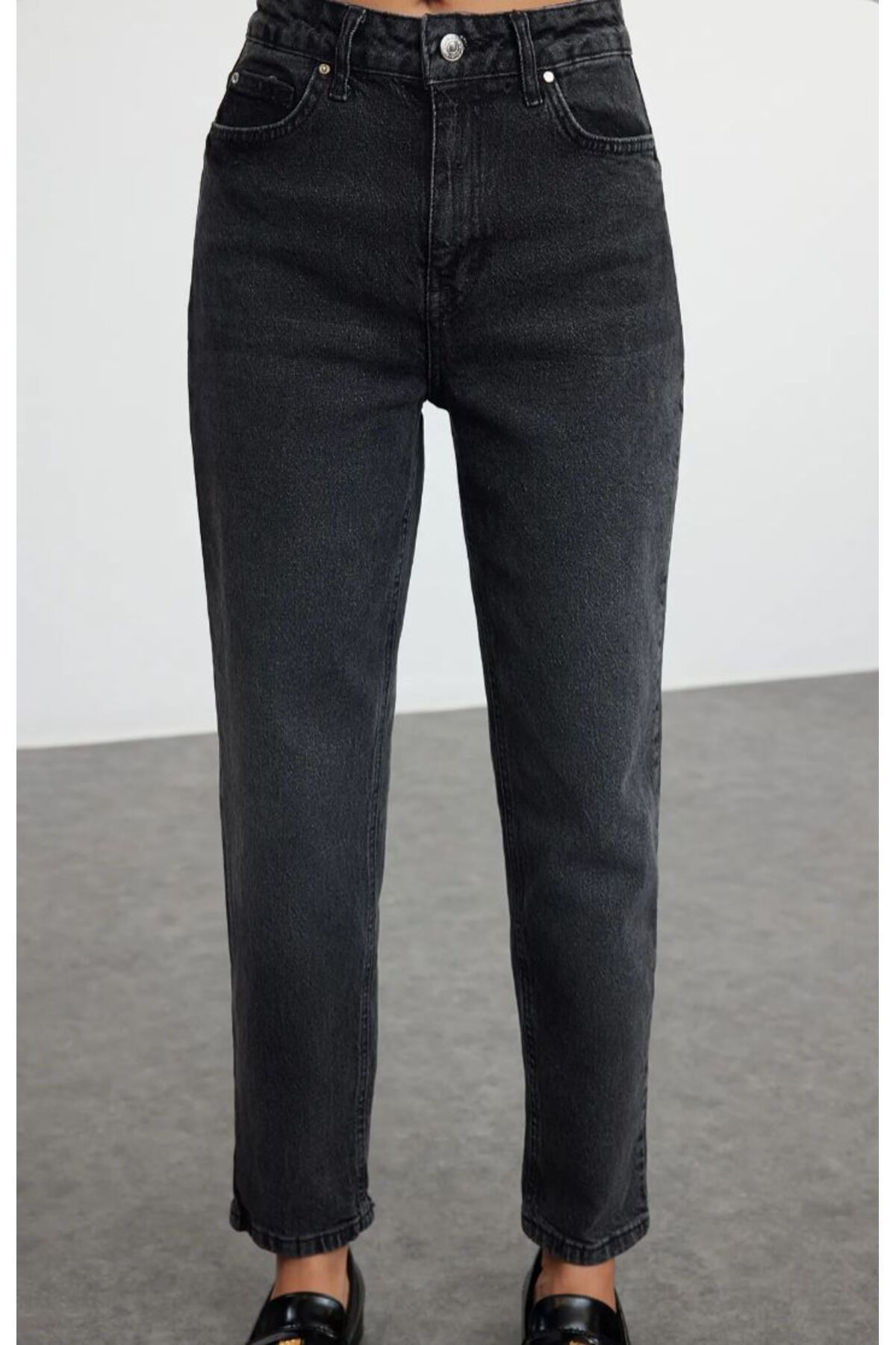 KARACAN COMPANY Normal Bel Slim Mom Jeans