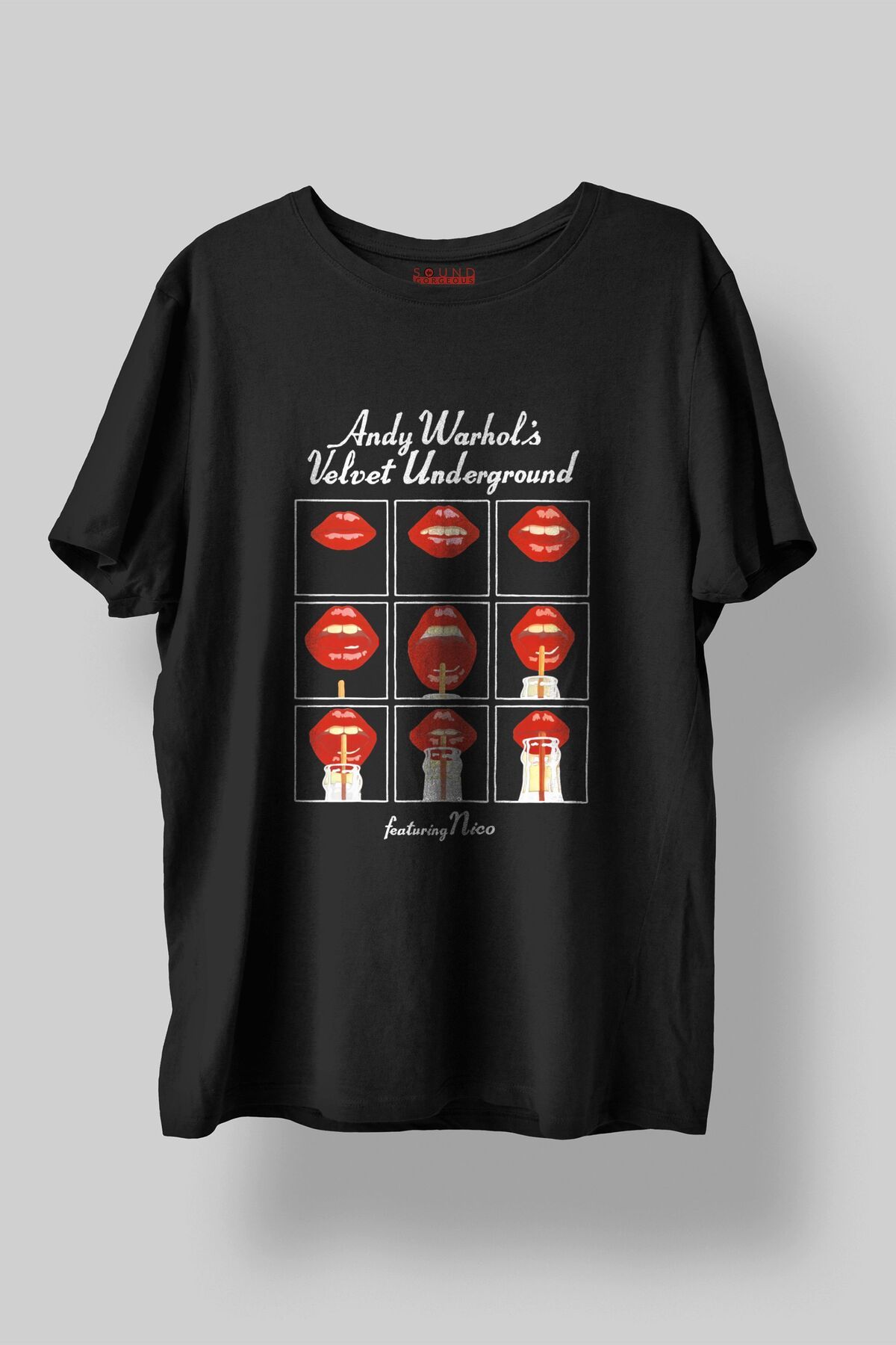 Sound Gorgeous Stray Cats Müzik Baskılı Regular Fit Unisex Siyah T-Shirt %100 Pamuk No:0335