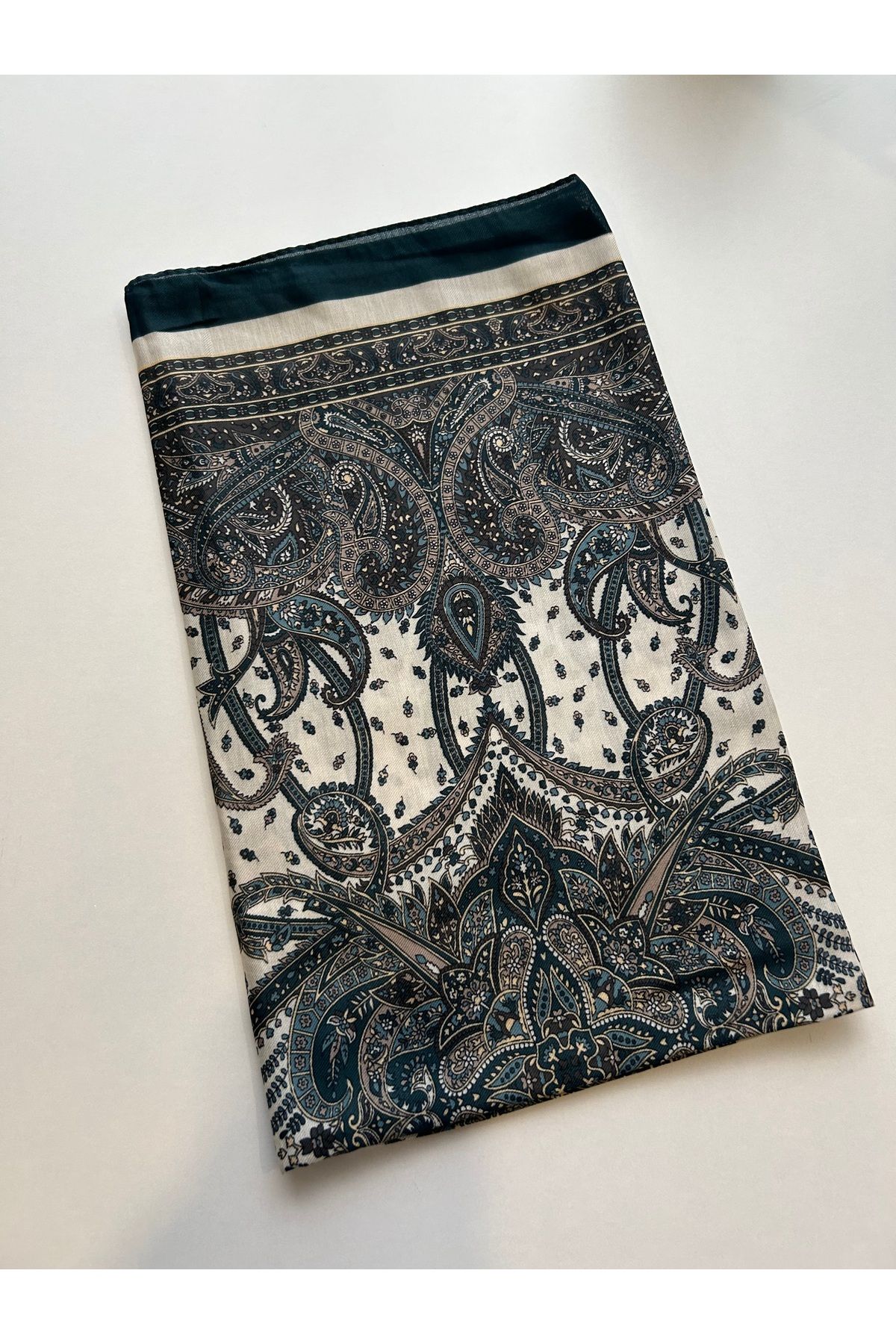 Sümeyye çeyiz Etnik Retro Desen Soft Pamuklu Şal 180*85 cm