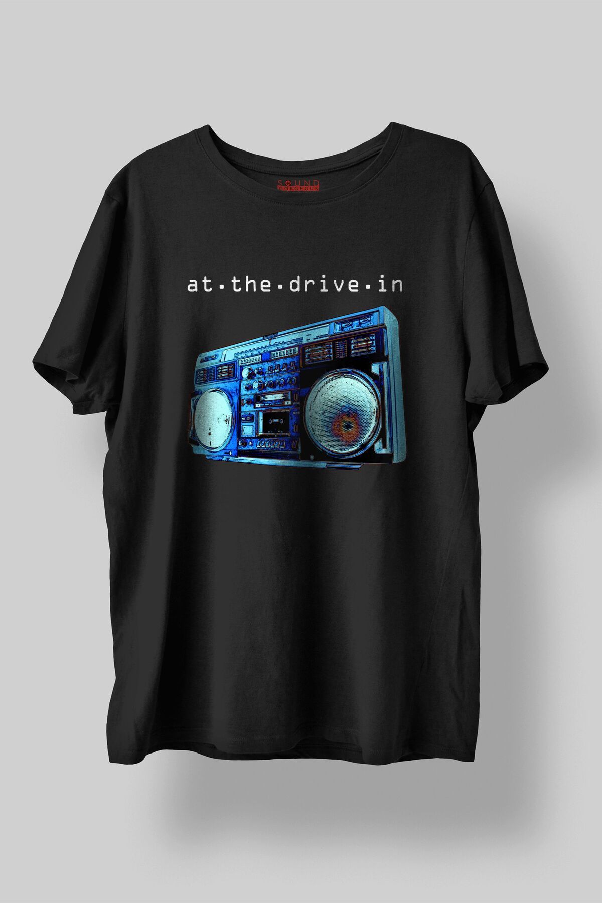 Sound Gorgeous At The Drive In Müzik Baskılı Regular Fit Unisex Siyah T-Shirt %100 Pamuk No:0026
