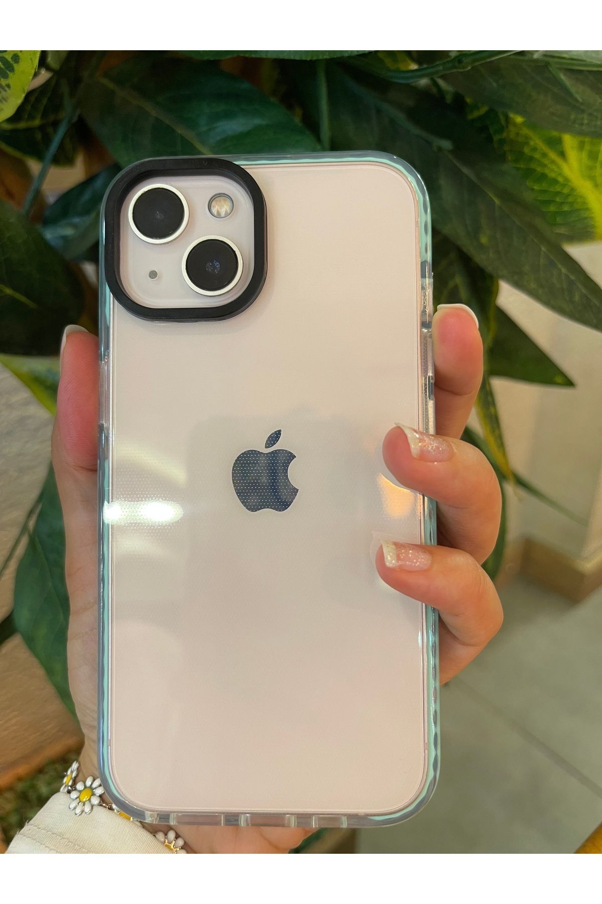 RİZVO Iphone 13-14 Ve 15 Uyumlu Impact Serisi Lüks Darbe Emici Kaymaz Esnek Silikon Şeffaf Kılıf