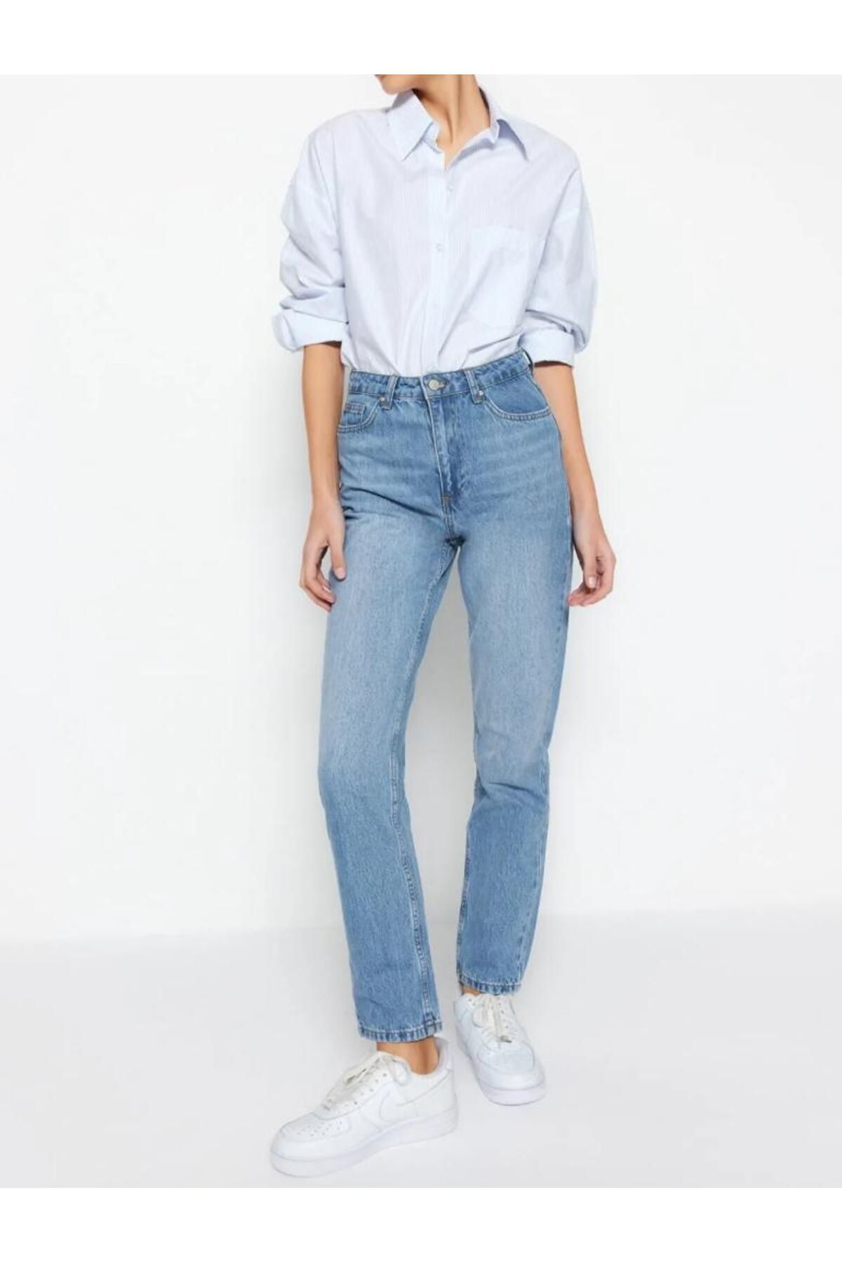 KARACAN COMPANY Yüksek Bel Straight Jeans