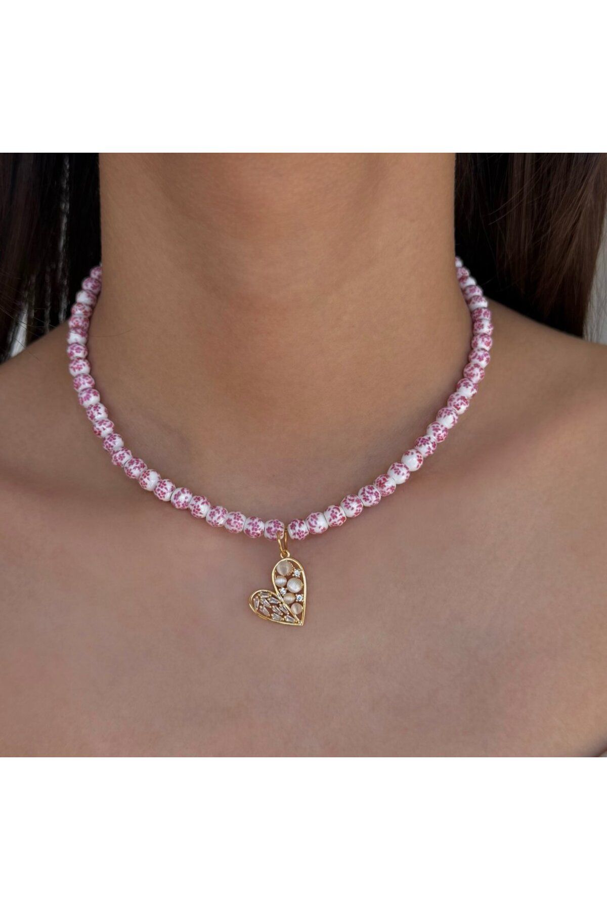h&b design jewel Gold Kalpli Tasarım Kolye