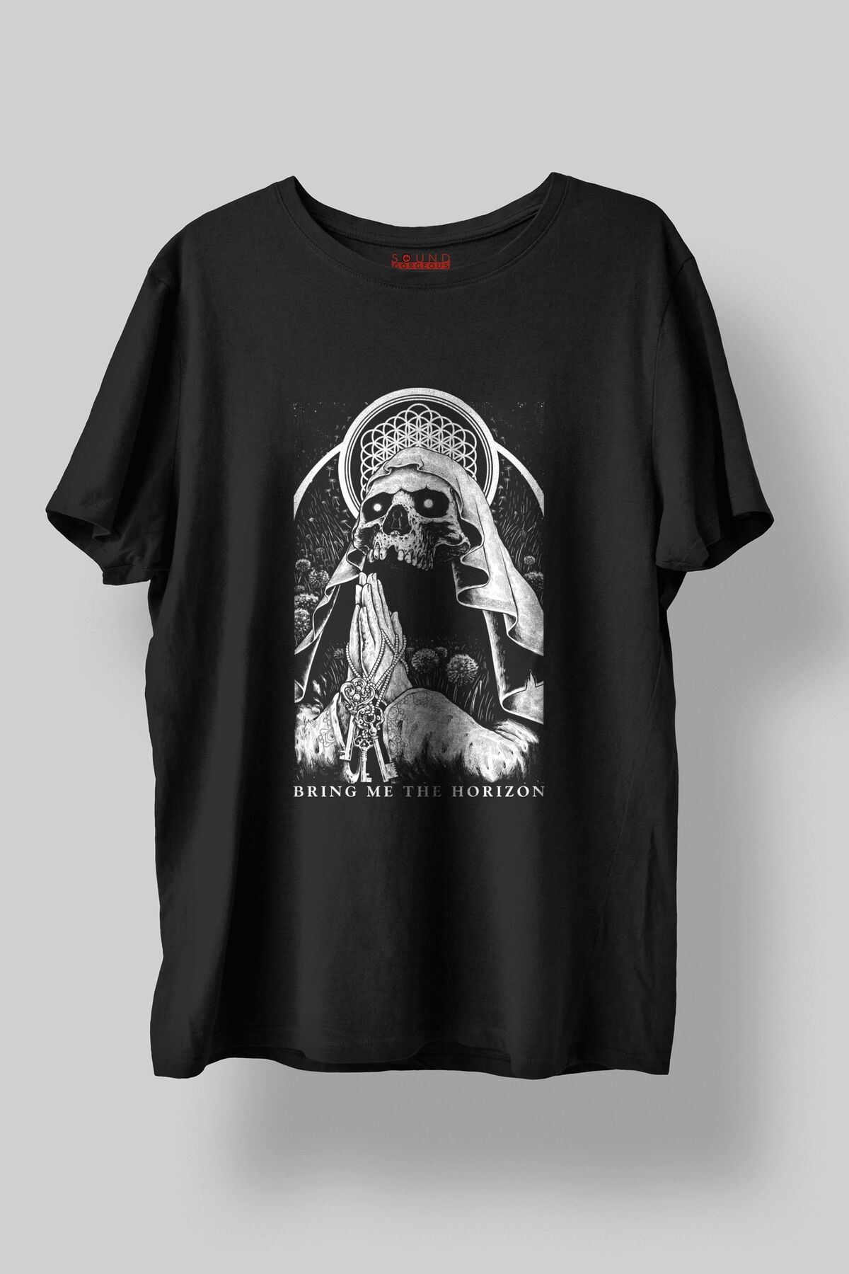 Sound Gorgeous Bring Me The Horizon Müzik Baskılı Regular Fit Unisex Siyah T-Shirt %100 Pamuk No:0069