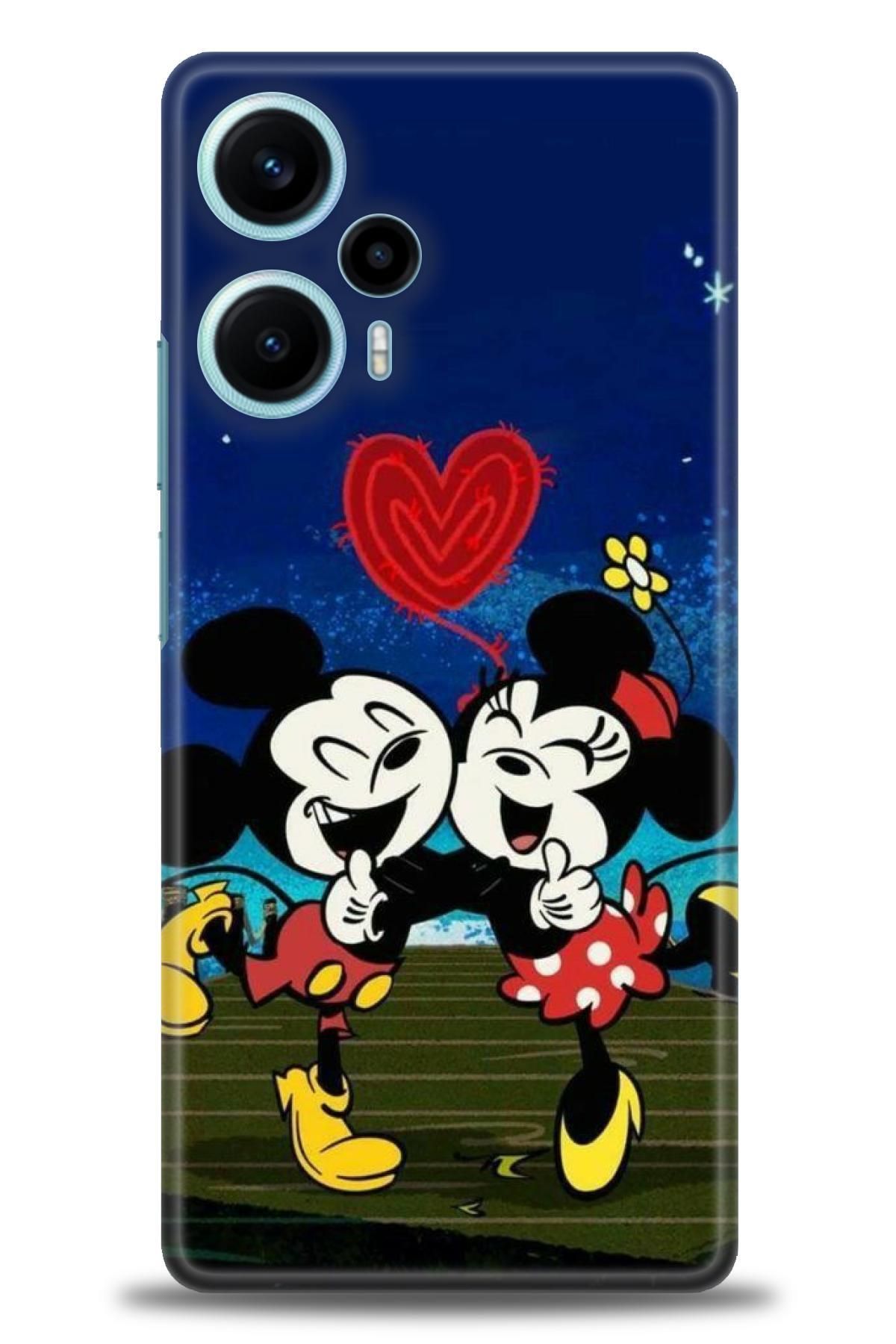 CooperTech Xiaomi Poco F5 İle Uyumlu HD Baskılı Desenli Silikon Kılıf - 830