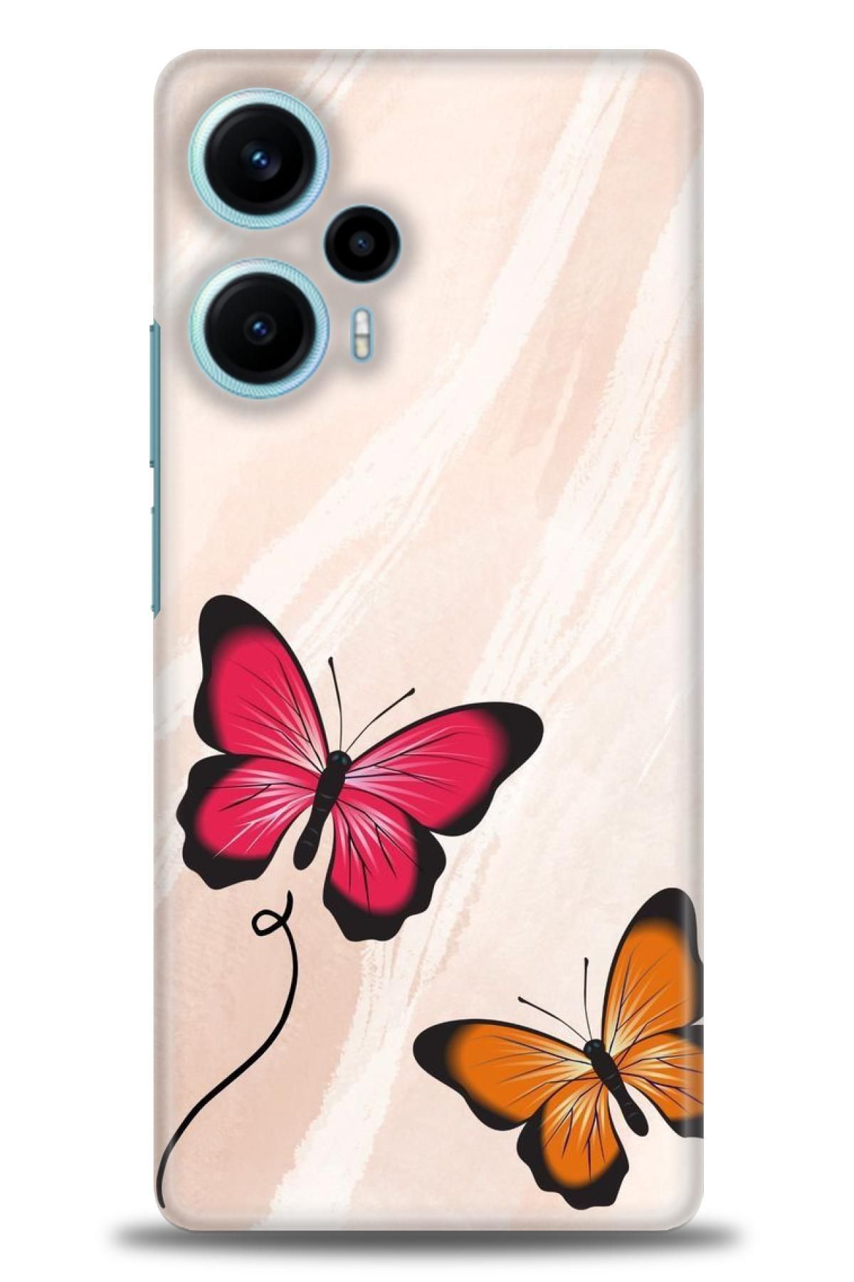 CooperTech Xiaomi Poco F5 İle Uyumlu HD Baskılı Desenli Silikon Kılıf - 730