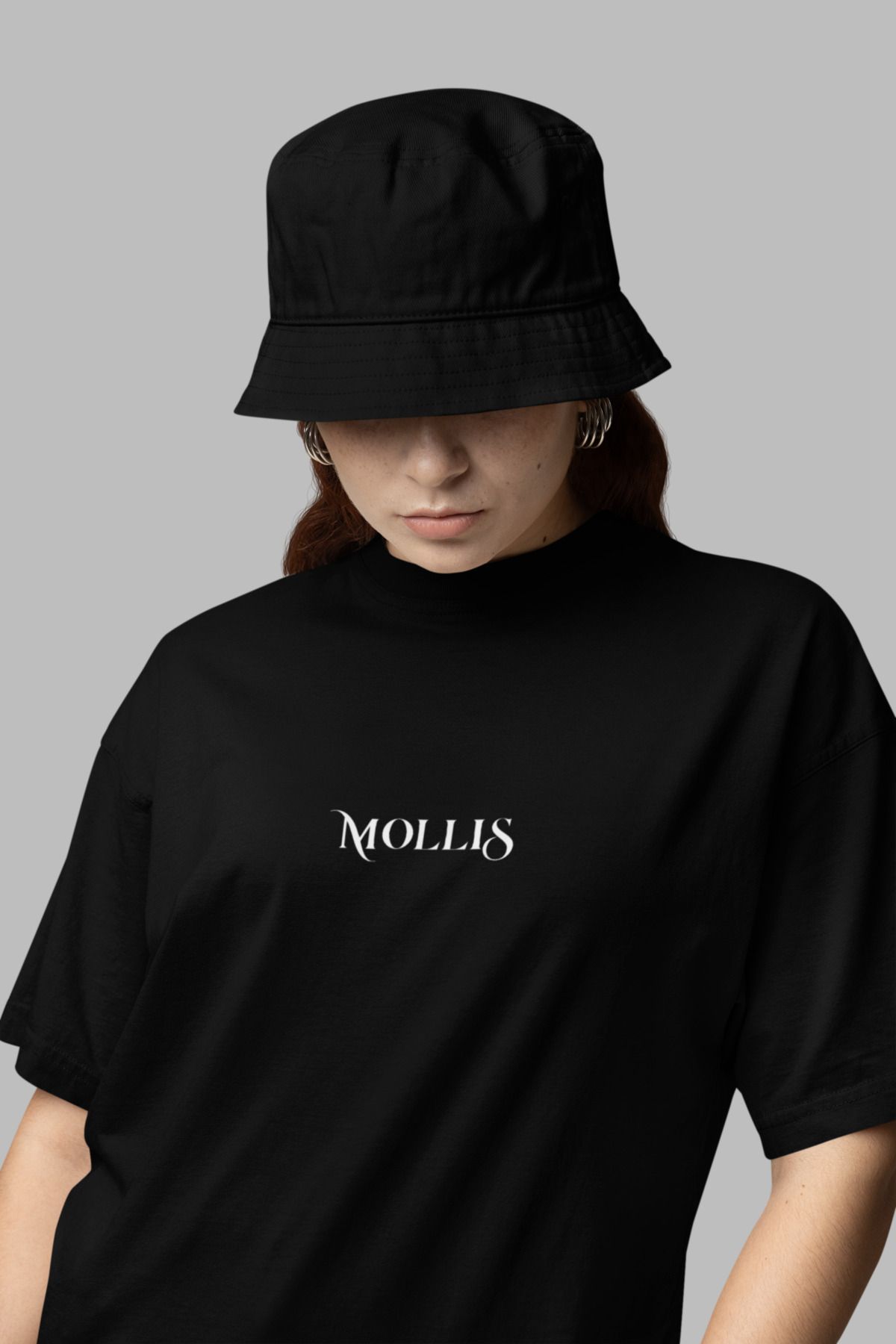 Mollis Kadın Baskılı Oversize T-Shirt