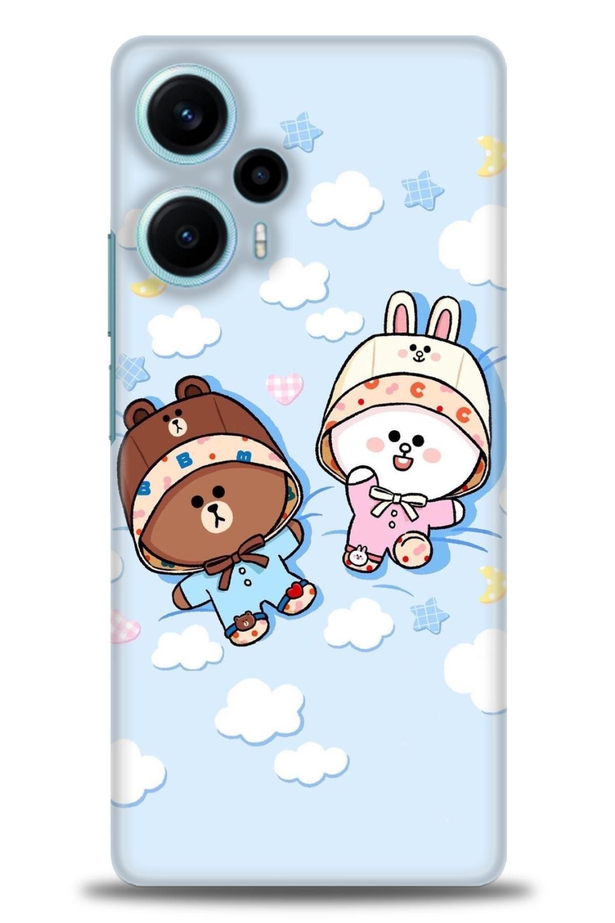 CooperTech Xiaomi Poco F5 İle Uyumlu HD Baskılı Desenli Silikon Kılıf - 400
