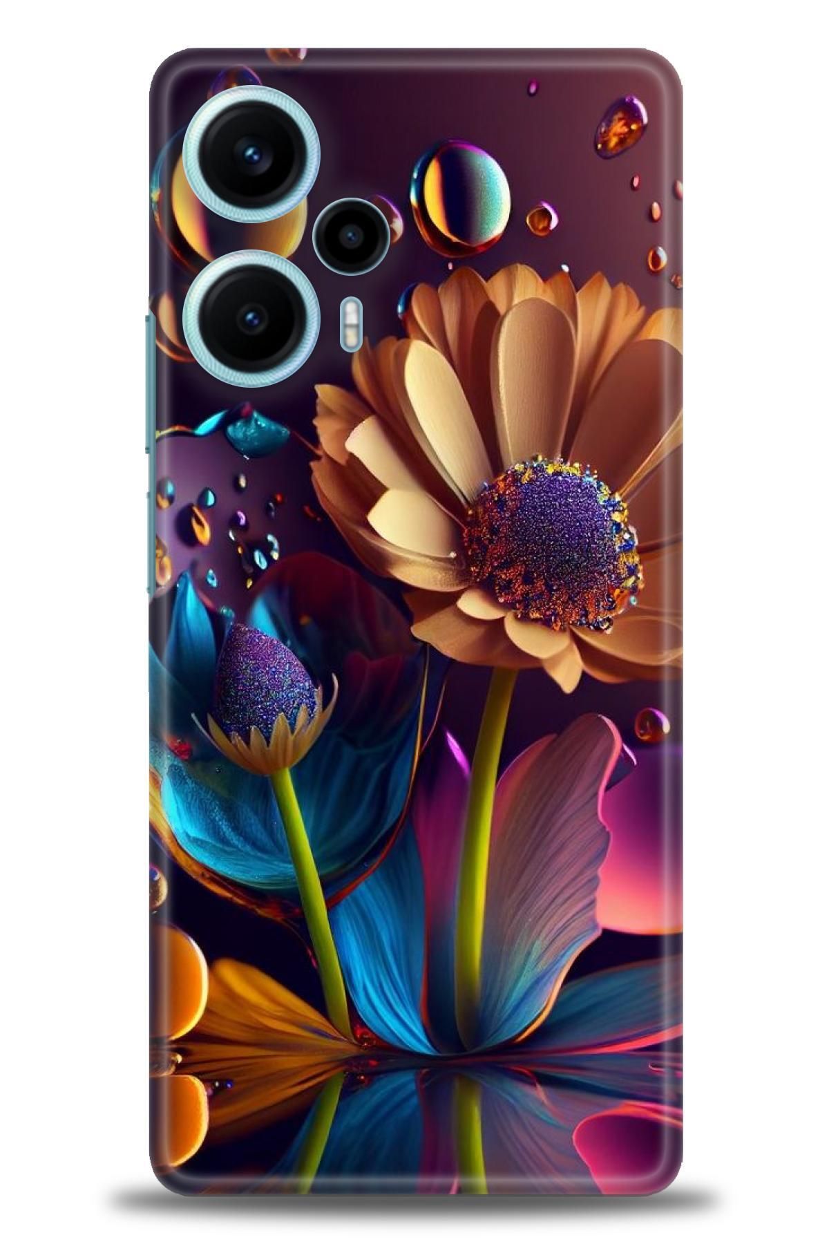 CooperTech Xiaomi Poco F5 İle Uyumlu HD Baskılı Desenli Silikon Kılıf - 350