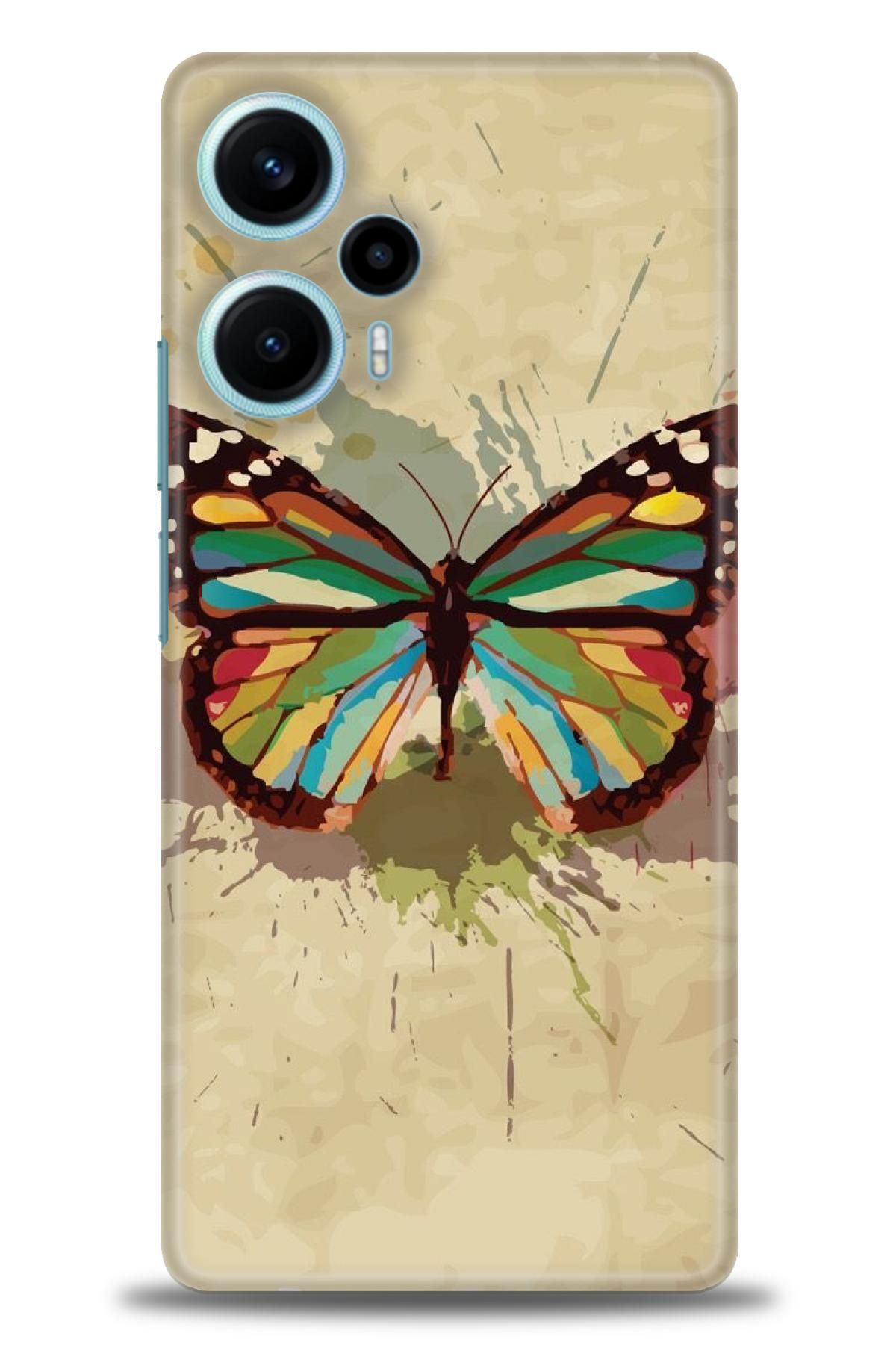 CooperTech Xiaomi Poco F5 İle Uyumlu HD Baskılı Desenli Silikon Kılıf - 700