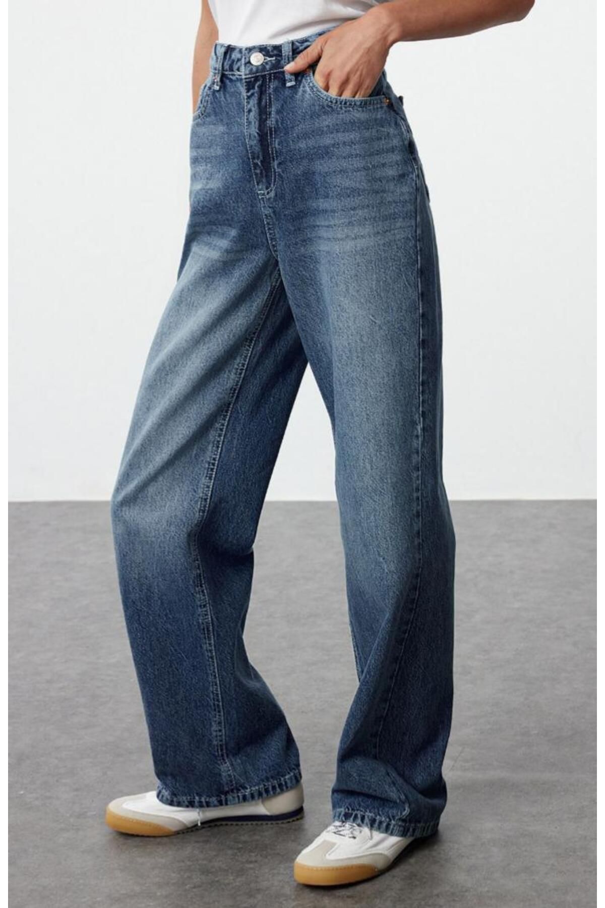 KARACAN COMPANY Yüksek Bel Wide Leg Jeans
