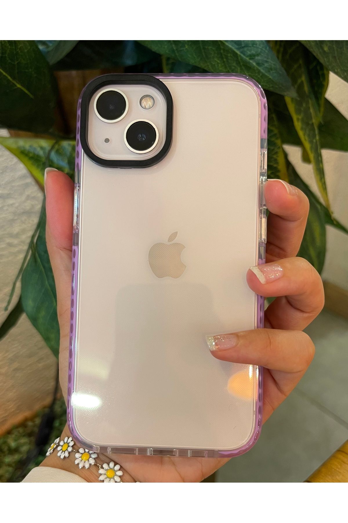 RİZVO Iphone 13-14 Ve 15 Uyumlu Impact Serisi Lüks Darbe Emici Kaymaz Esnek Silikon Şeffaf Kılıf
