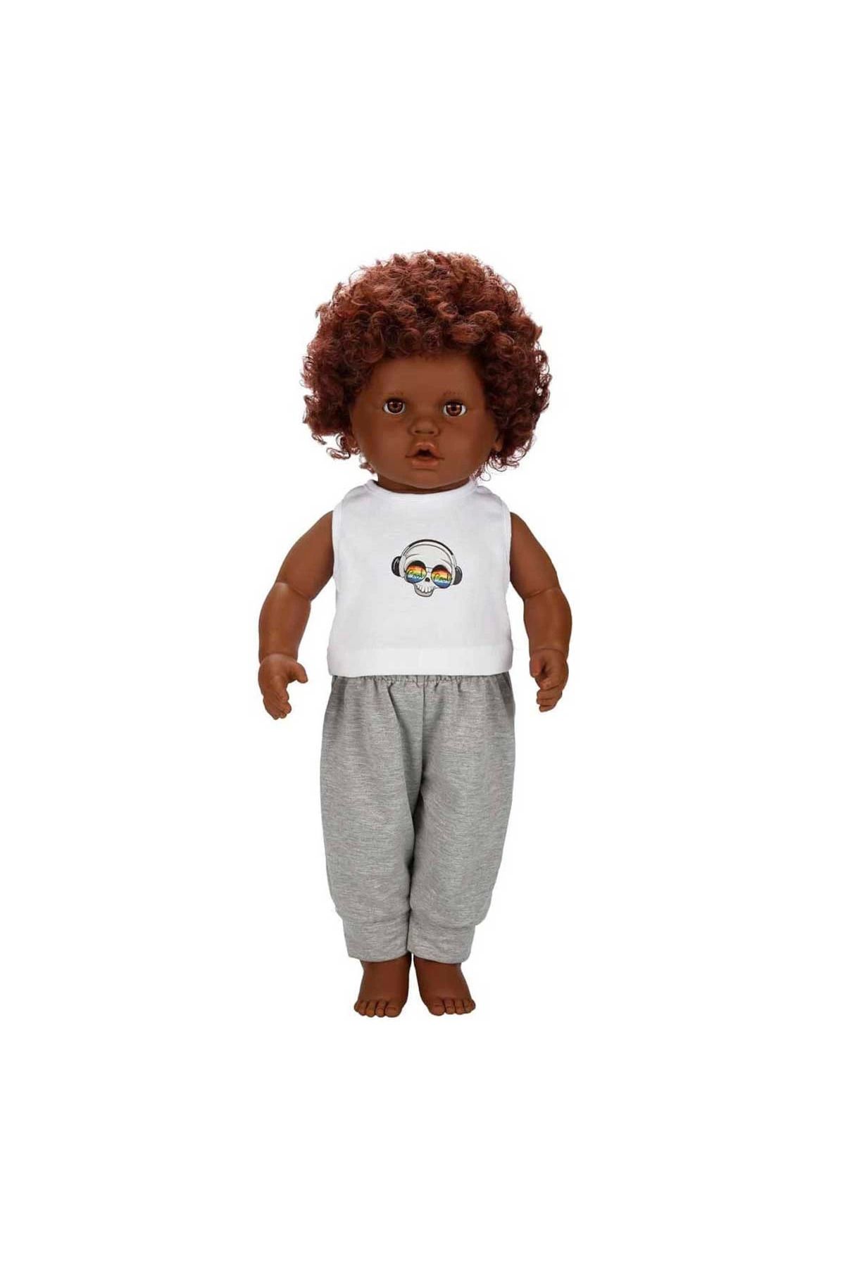 sinerjim Dollz'n More Dada Kıvırcık Saçlı Bebek 60 cm
