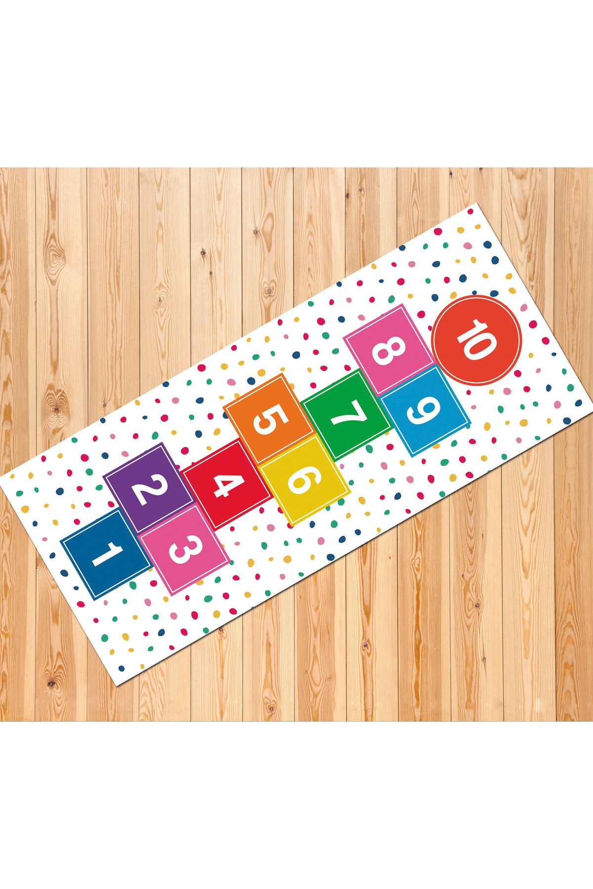 hediyenebak Vinil Branda Seksek Oyunu Vinil Halı 127x55 cm