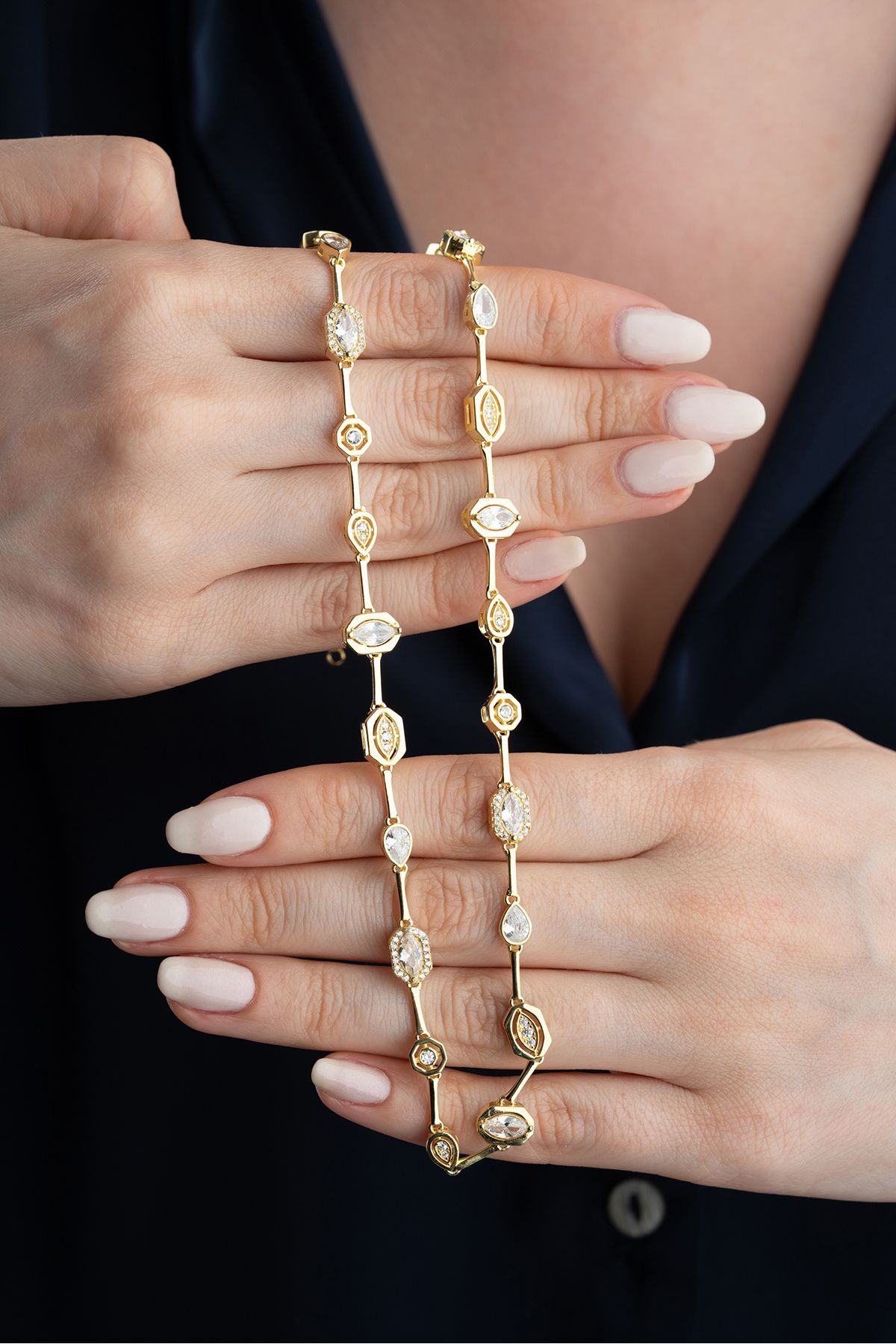 Silvano Jewelry 925 Ayar Gümüş Trend Model Kolye