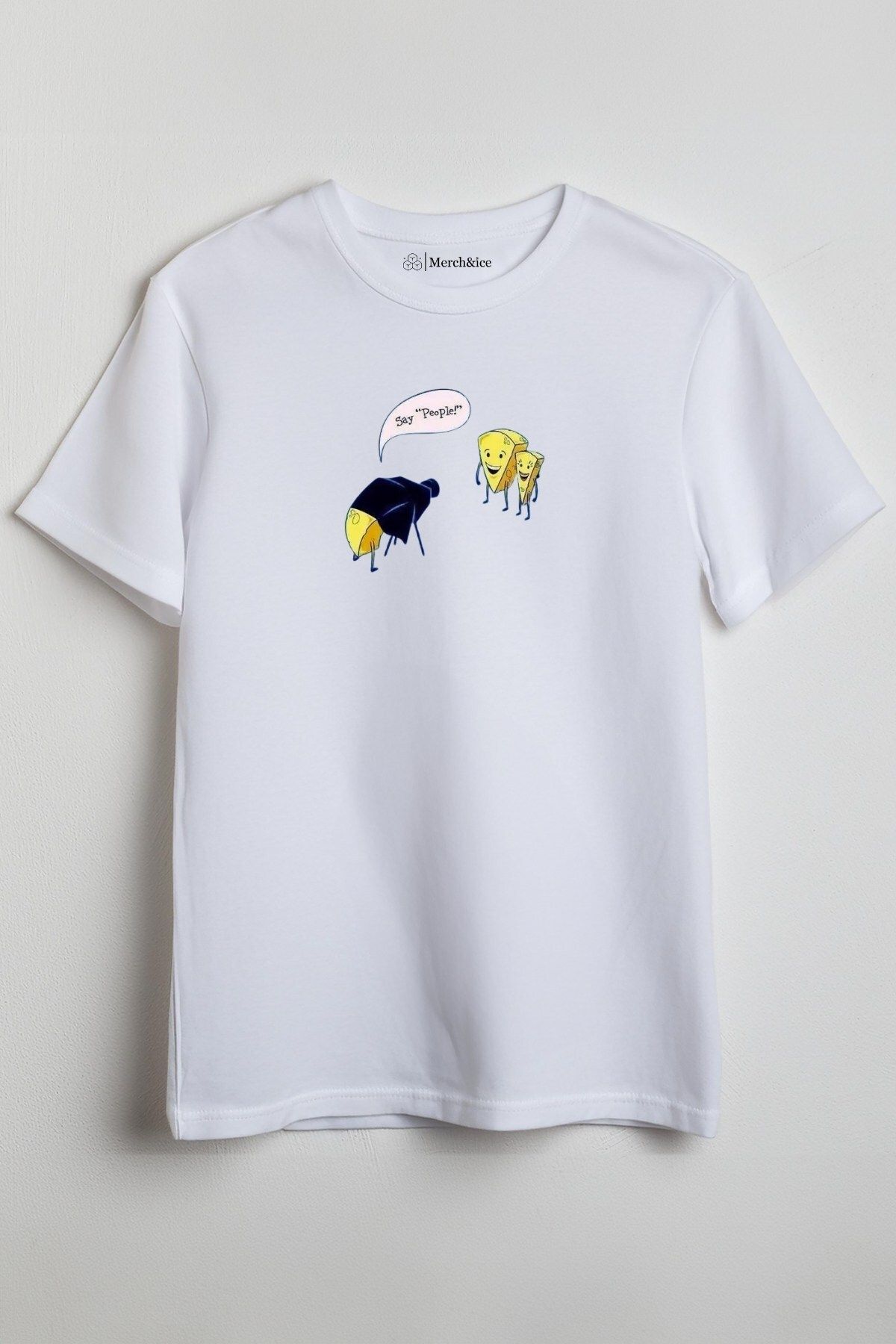 Merch&ice Say People Baskılı Unisex T-Shirt