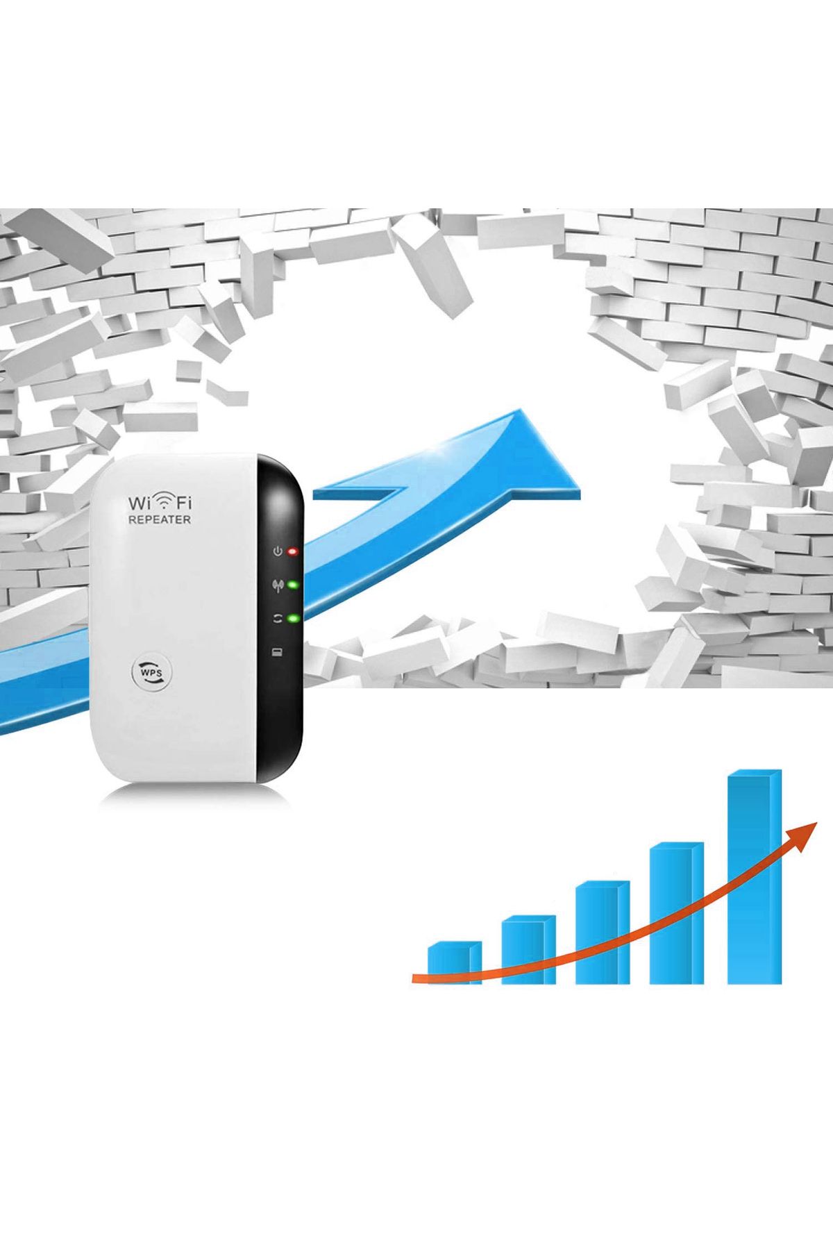 FOXMAG24-Wireless Network Signal Amplifier, WiFi Repeater, 300Mbps 2