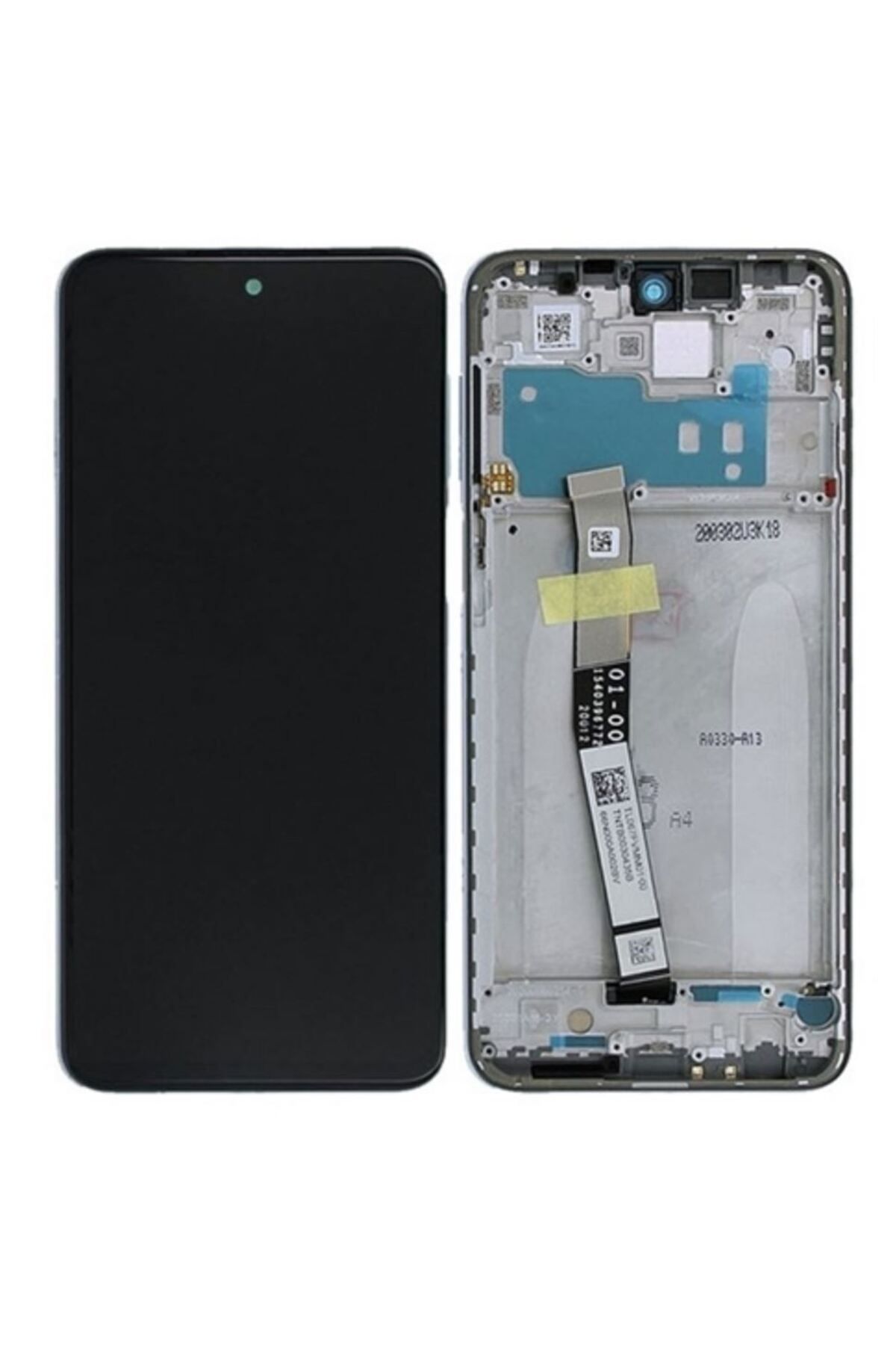 TamirCep Xiaomi Redmi Note 9S Çıtalı Beyaz Ekran Lcd Dokunmatik Beraber