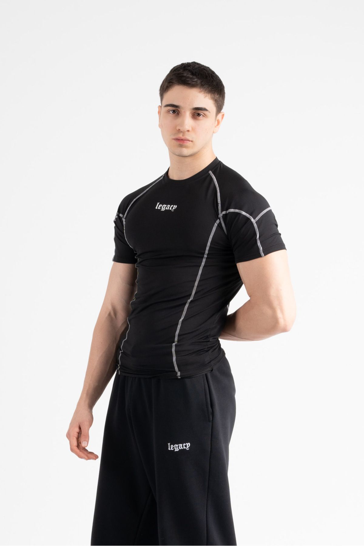 LEGACY'S ROAD Legacy Power Kısa Kollu Compression T-Shirt